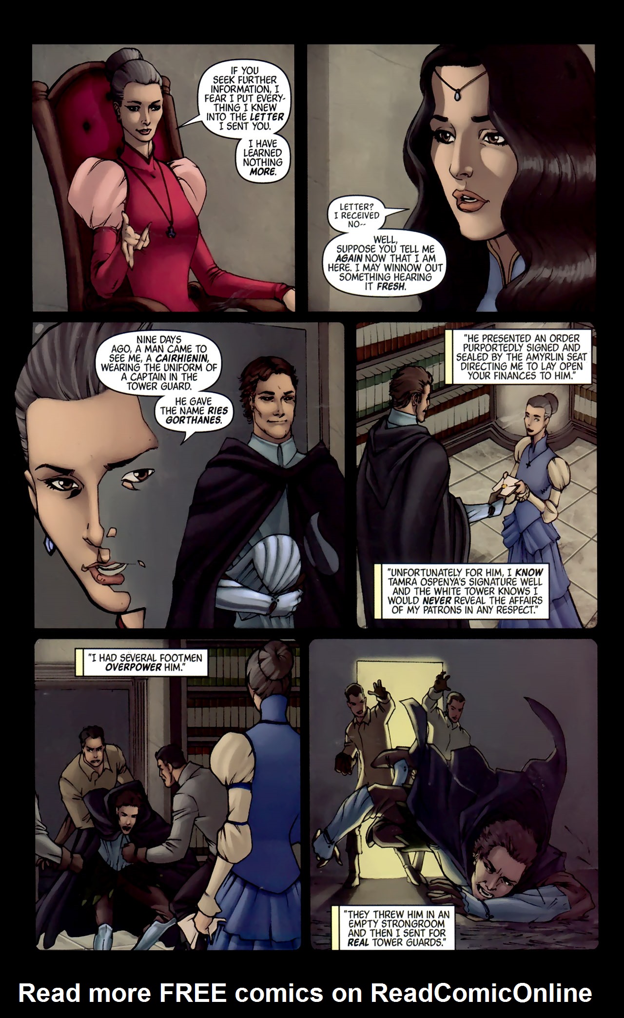 Read online Robert Jordan's The Wheel of Time: New Spring comic -  Issue #5 - 10
