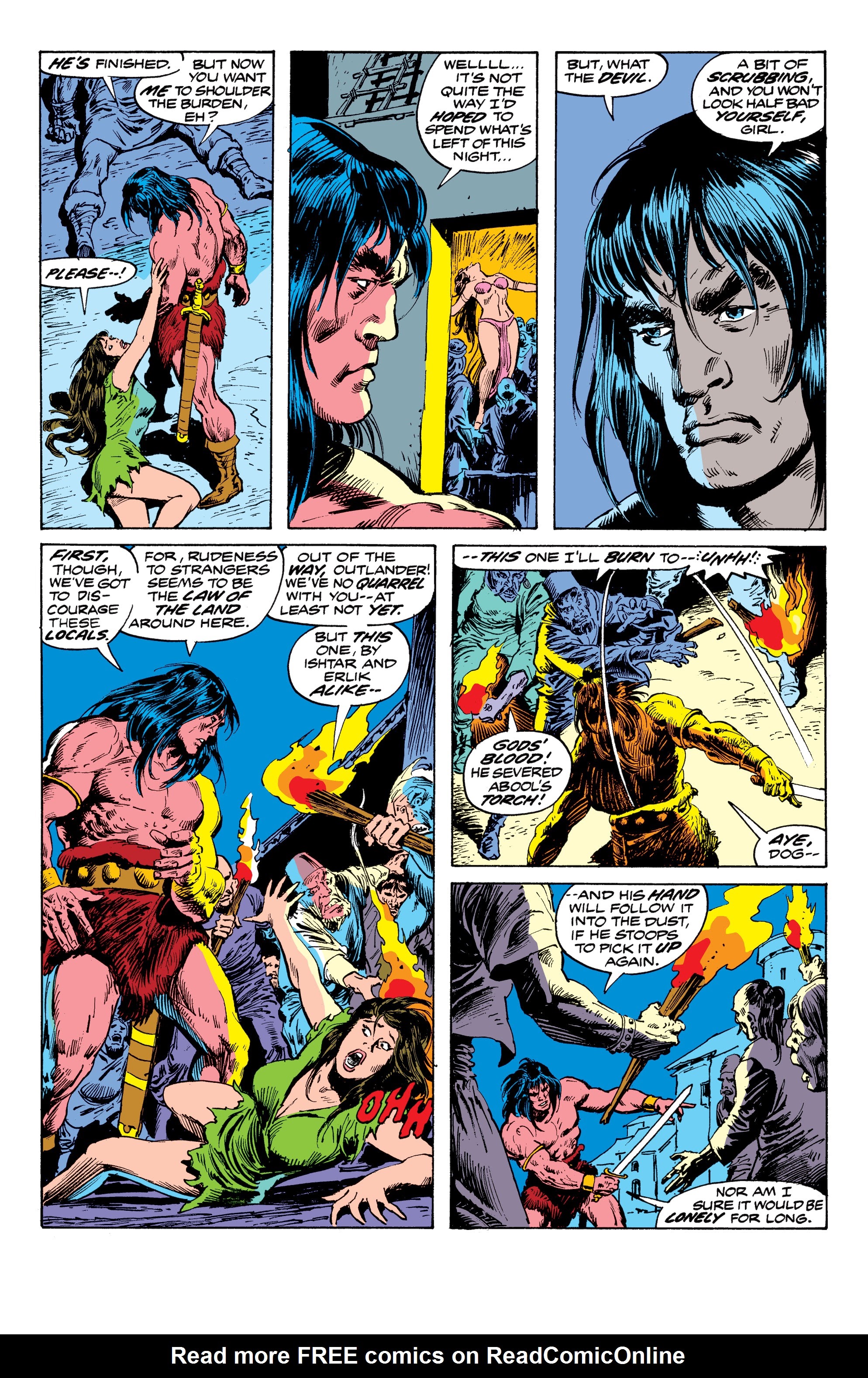 Read online Conan The Barbarian Epic Collection: The Original Marvel Years - The Curse Of The Golden Skull comic -  Issue # TPB (Part 3) - 85