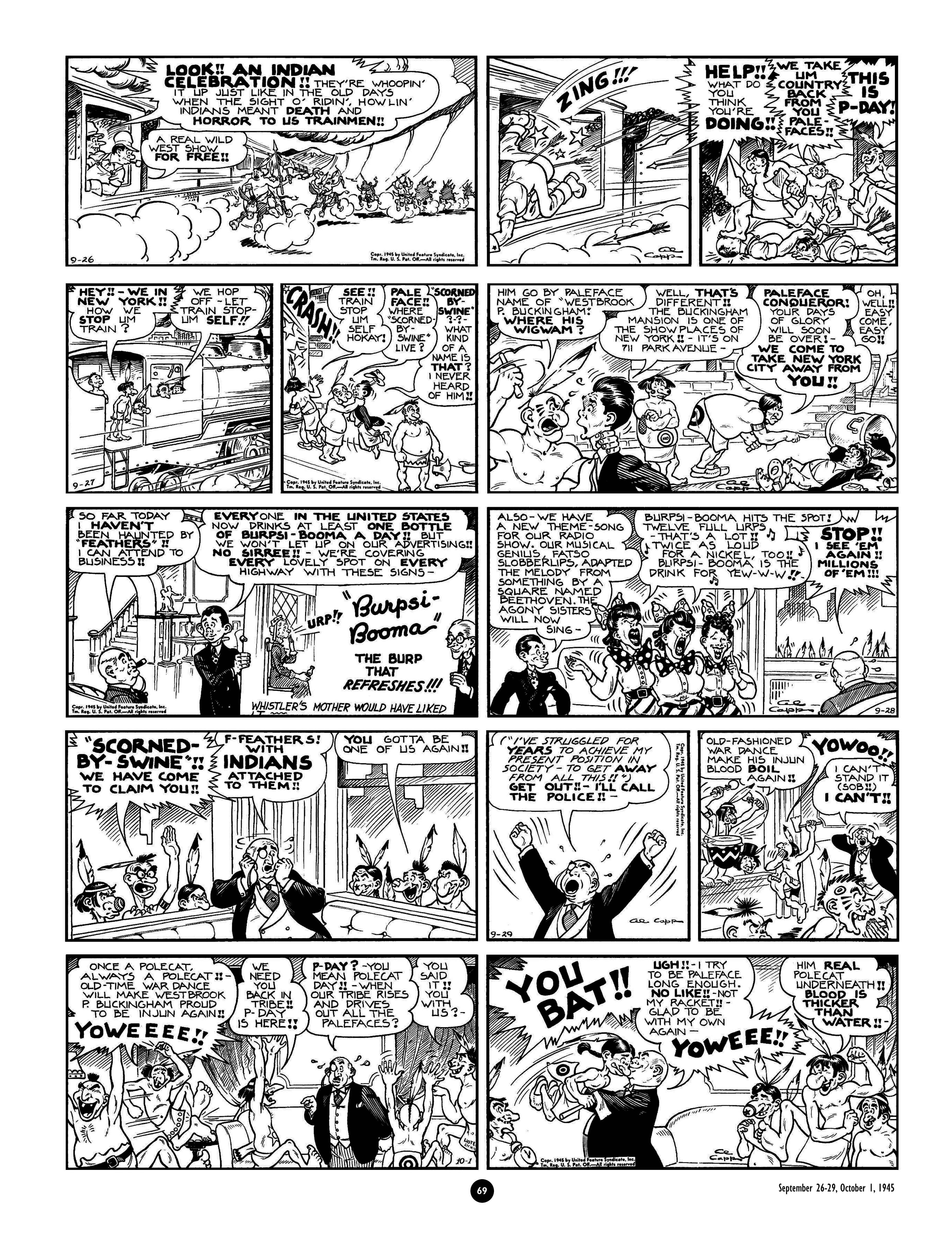 Read online Al Capp's Li'l Abner Complete Daily & Color Sunday Comics comic -  Issue # TPB 6 (Part 1) - 69
