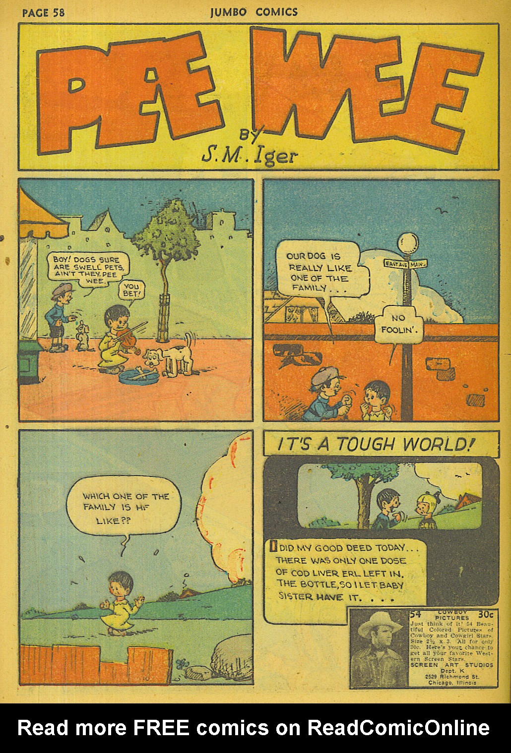 Read online Jumbo Comics comic -  Issue #38 - 60