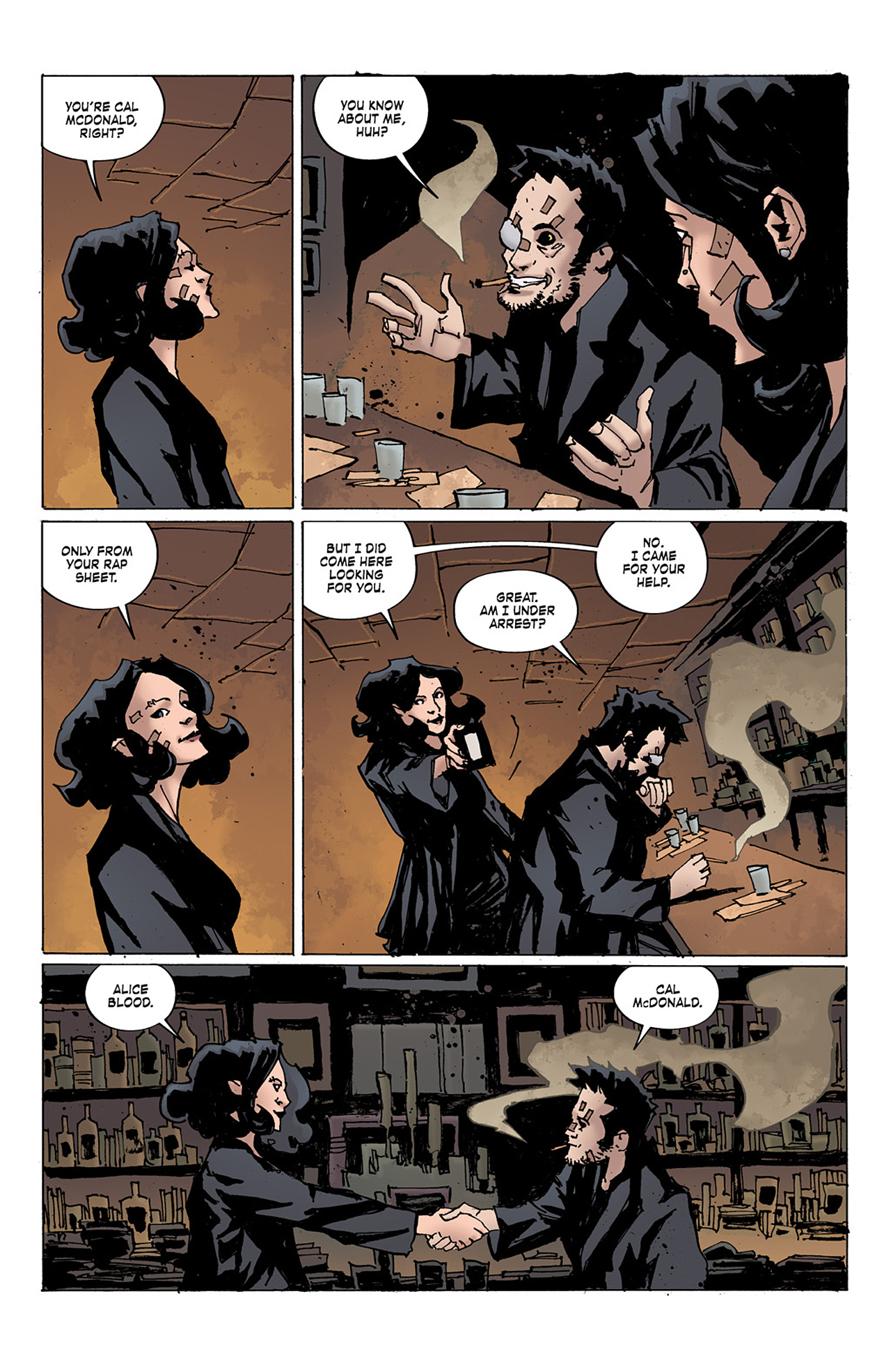 Read online Criminal Macabre: Final Night - The 30 Days of Night Crossover comic -  Issue #1 - 5
