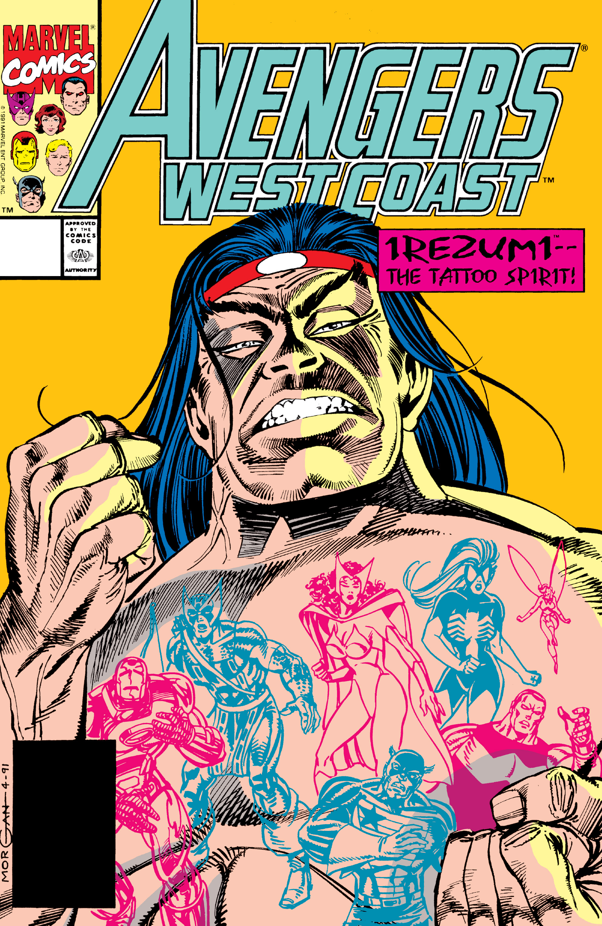 Read online Avengers West Coast (1989) comic -  Issue #72 - 1