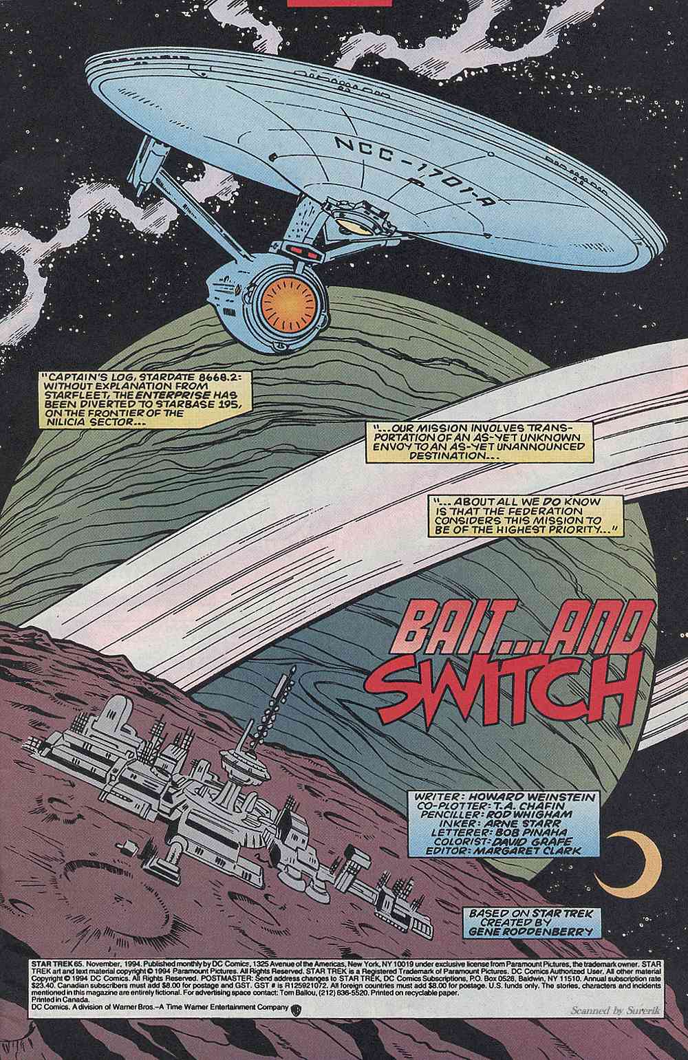 Read online Star Trek (1989) comic -  Issue #65 - 2