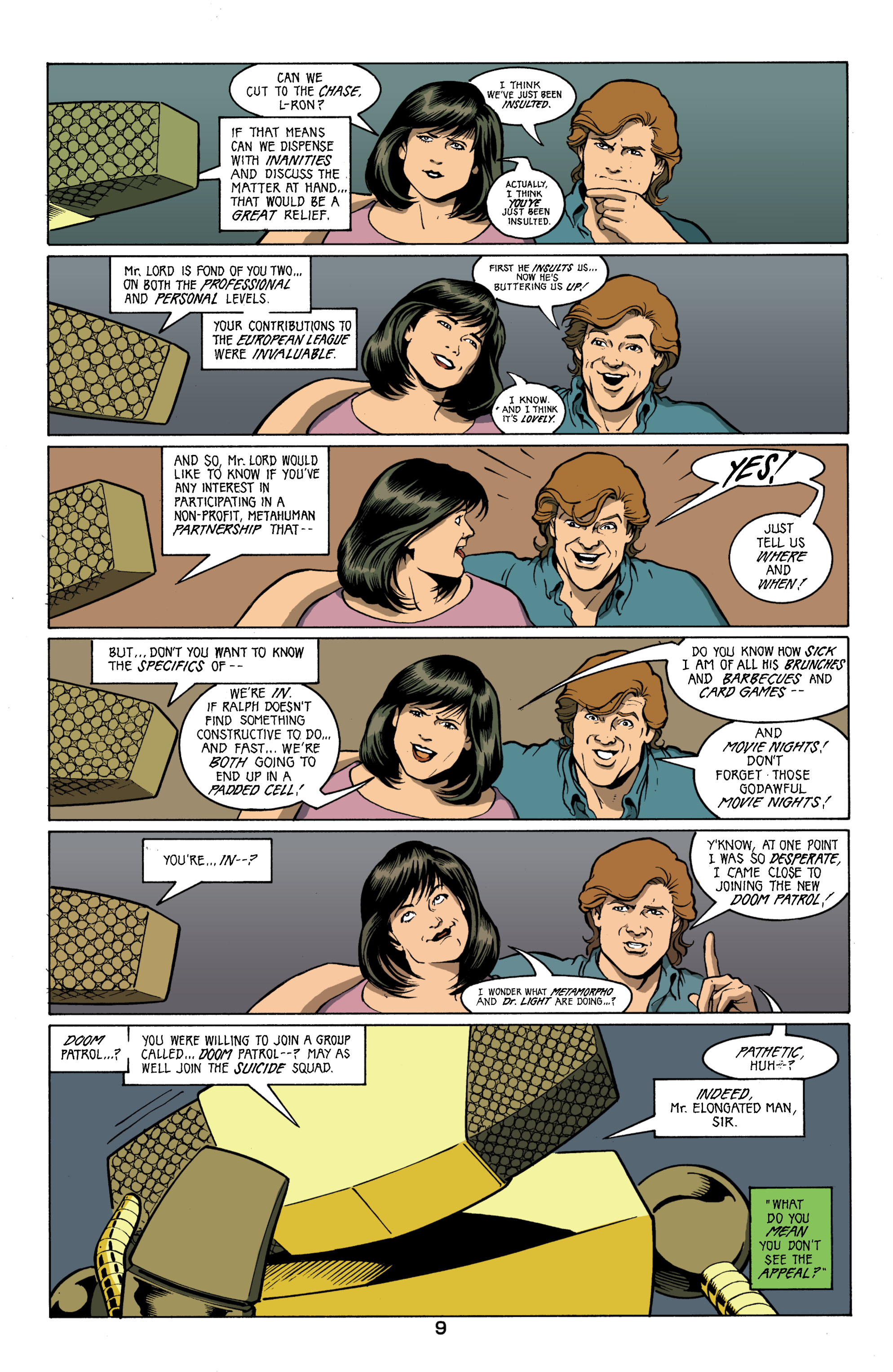 Read online Formerly Known as the Justice League comic -  Issue #1 - 10