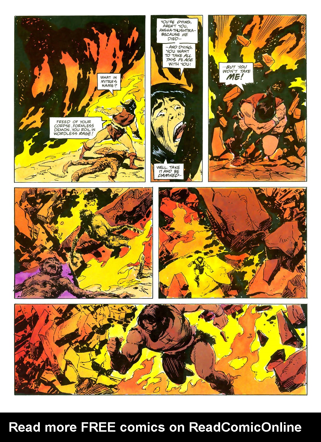 Read online Marvel Graphic Novel comic -  Issue #69 - Conan - The Rogue - 64