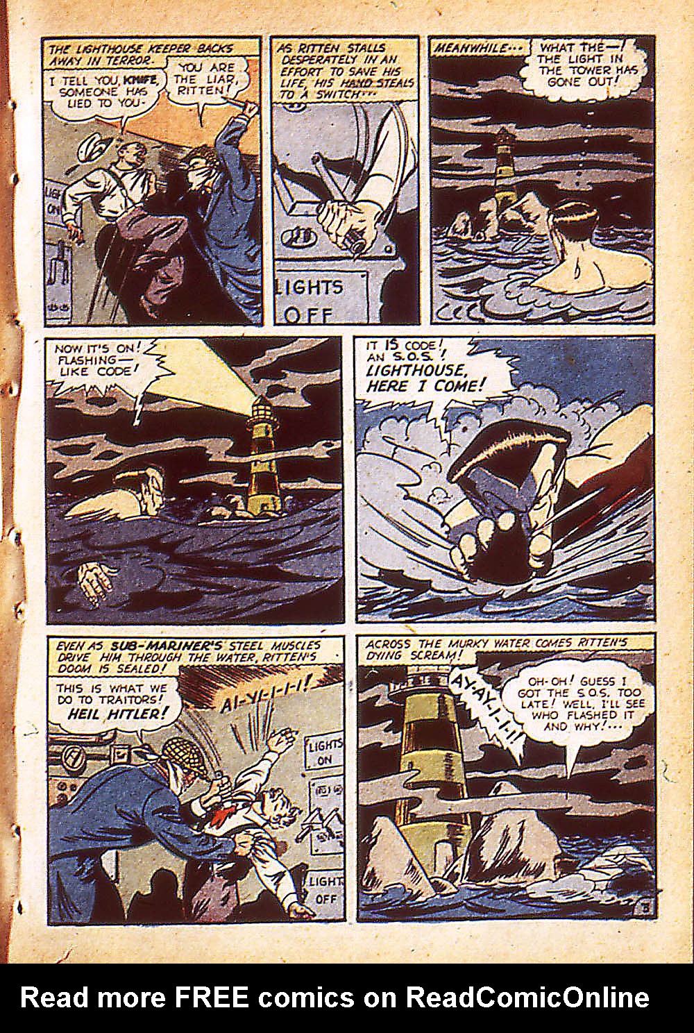 Read online Sub-Mariner Comics comic -  Issue #8 - 6