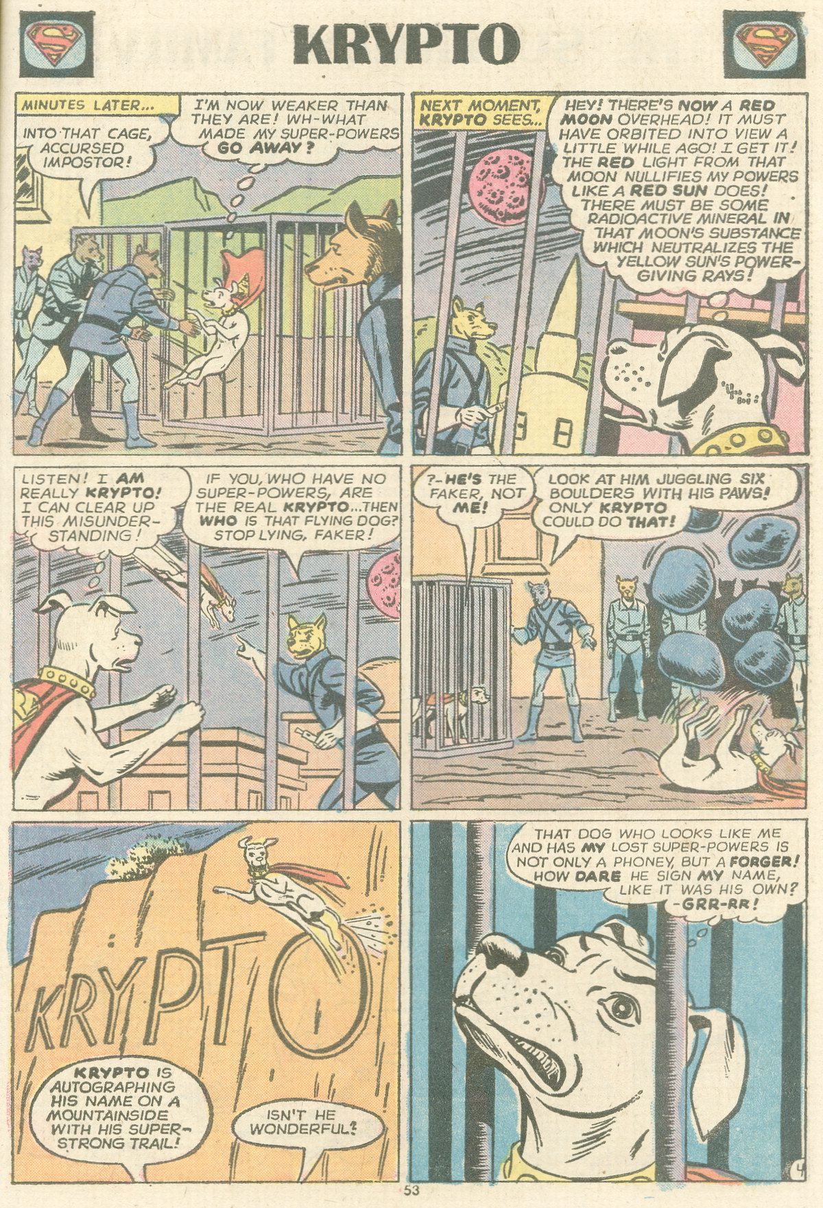 Read online The Superman Family comic -  Issue #168 - 54