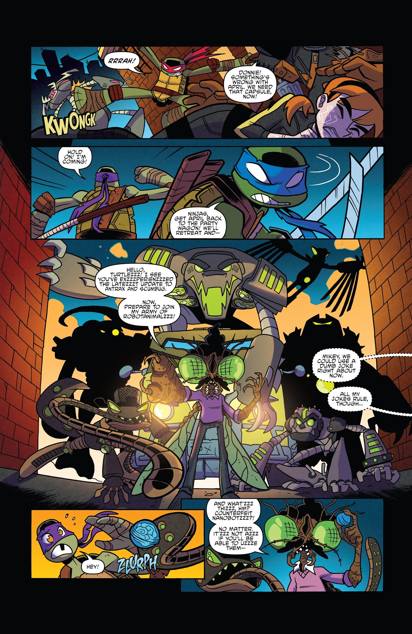 Read online Teenage Mutant Ninja Turtles Amazing Adventures: Robotanimals comic -  Issue #2 - 17