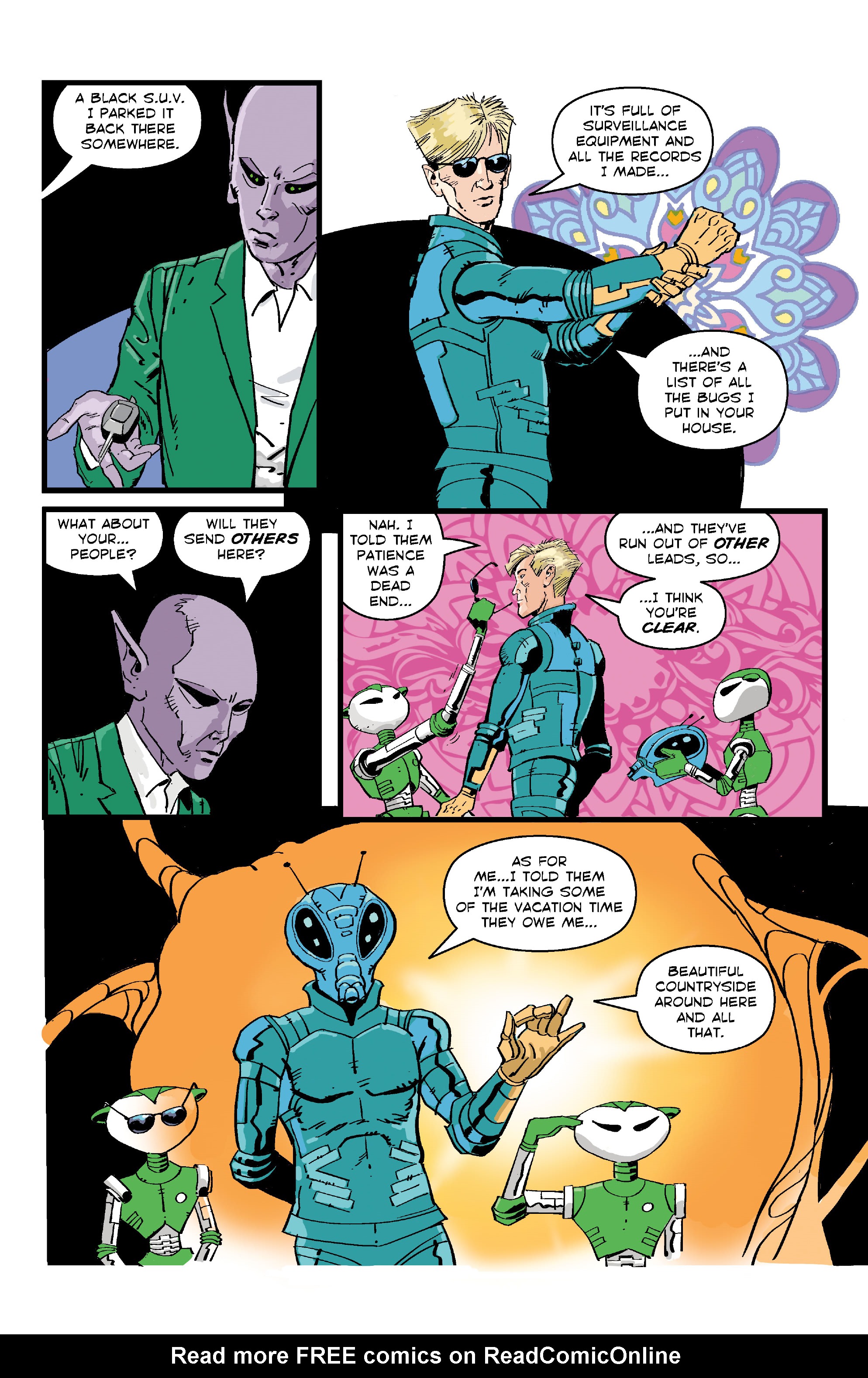 Read online Resident Alien: Your Ride's Here comic -  Issue #6 - 16