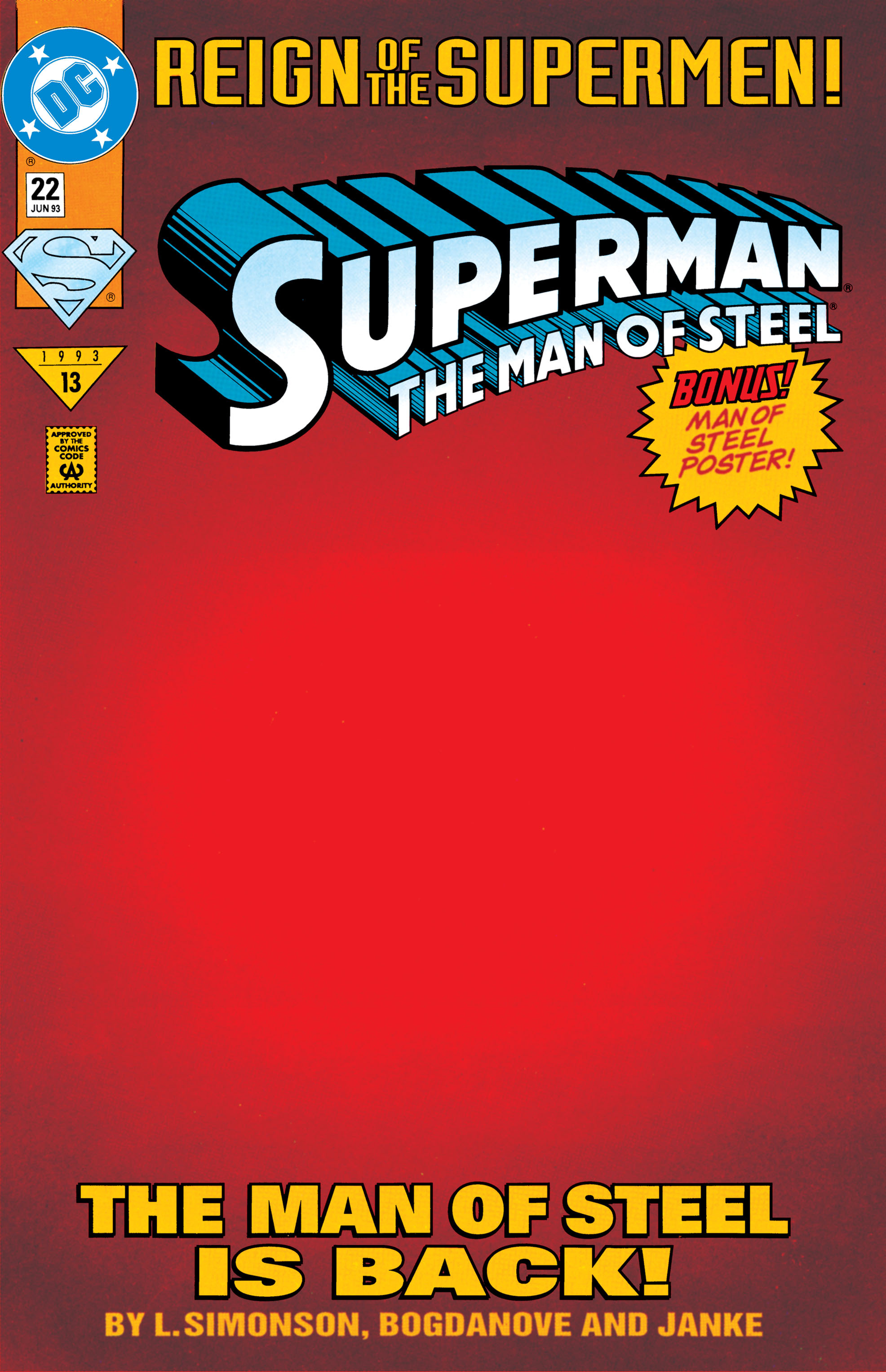Read online Superman: The Man of Steel (1991) comic -  Issue #22 - 1
