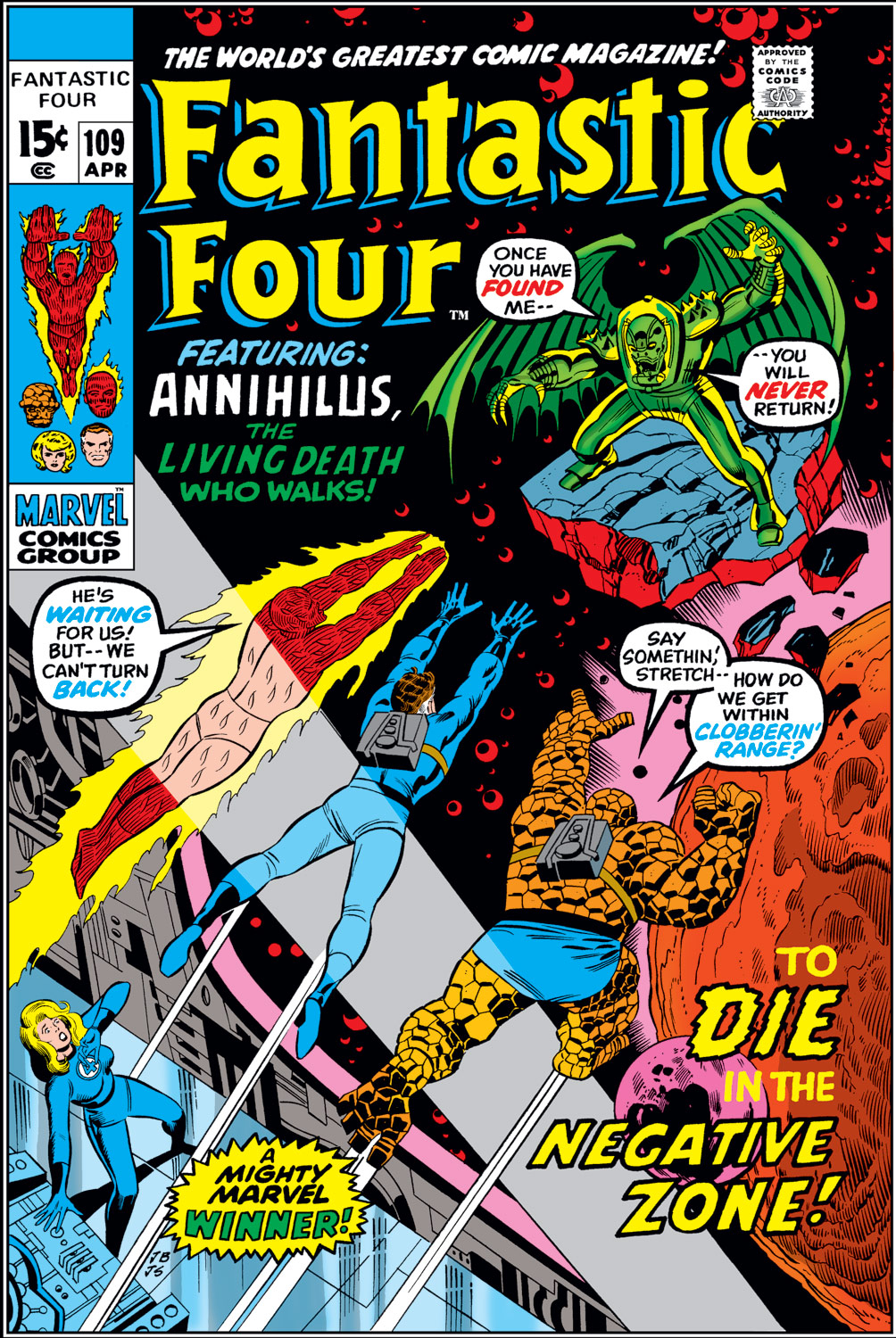 Read online Fantastic Four (1961) comic -  Issue #109 - 1
