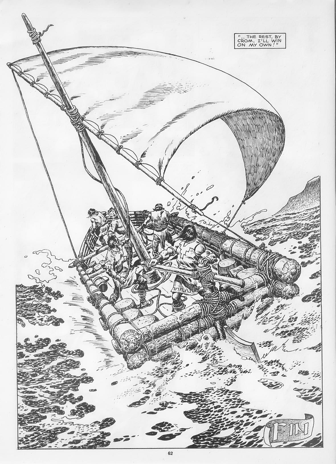 Read online The Savage Sword Of Conan comic -  Issue #166 - 65