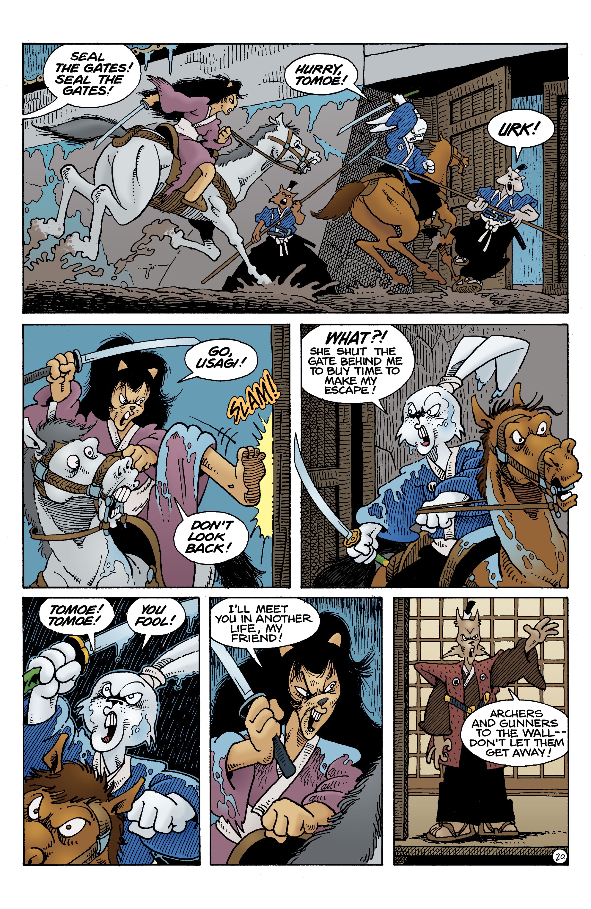 Read online Usagi Yojimbo: The Dragon Bellow Conspiracy comic -  Issue #3 - 22