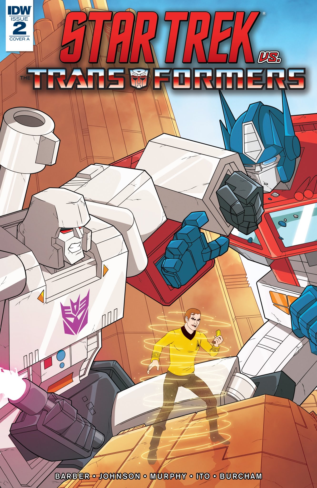 Read online Star Trek vs. Transformers comic -  Issue #2 - 1