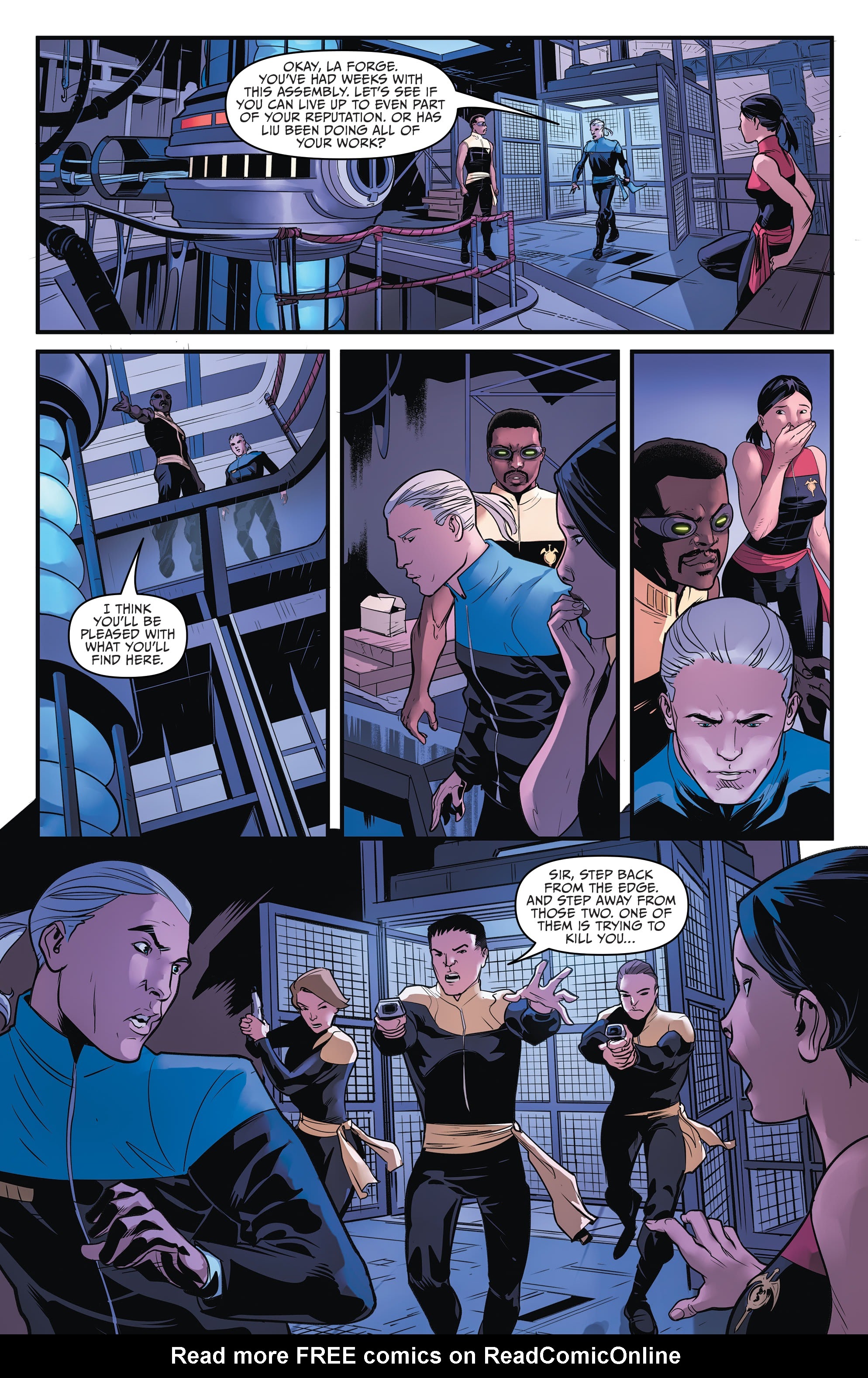Read online Star Trek: The Mirror War - Captain LaForge comic -  Issue #1 - 17