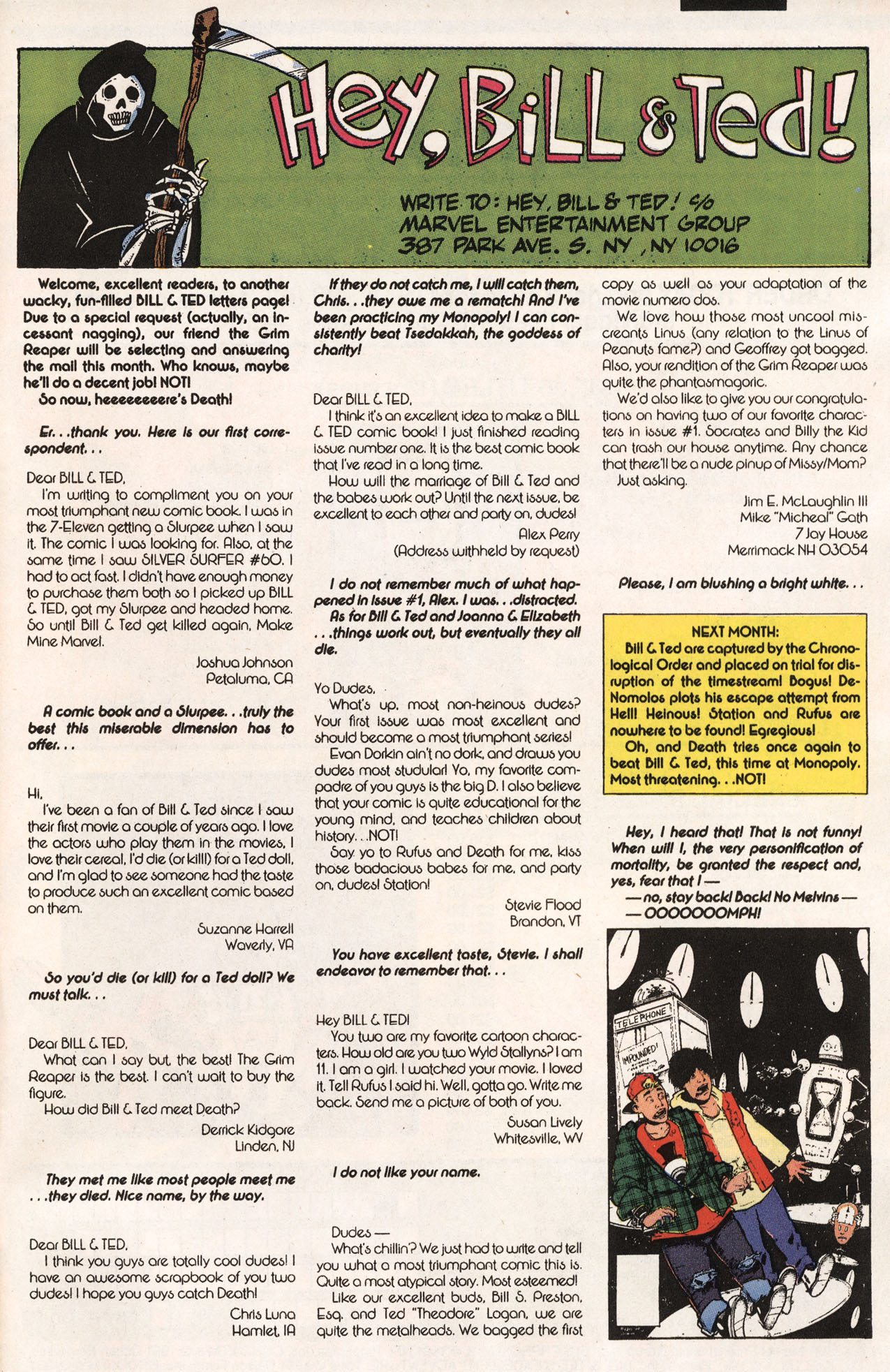 Read online Bill & Ted's Excellent Comic Book comic -  Issue #4 - 31