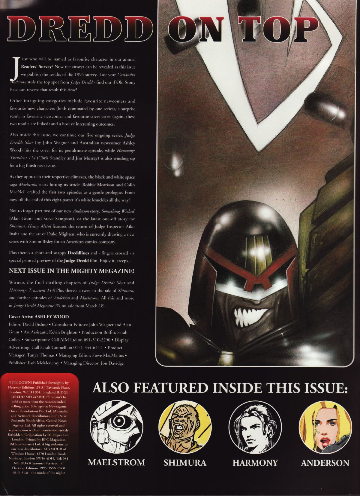 Read online Judge Dredd: The Megazine (vol. 2) comic -  Issue #75 - 2