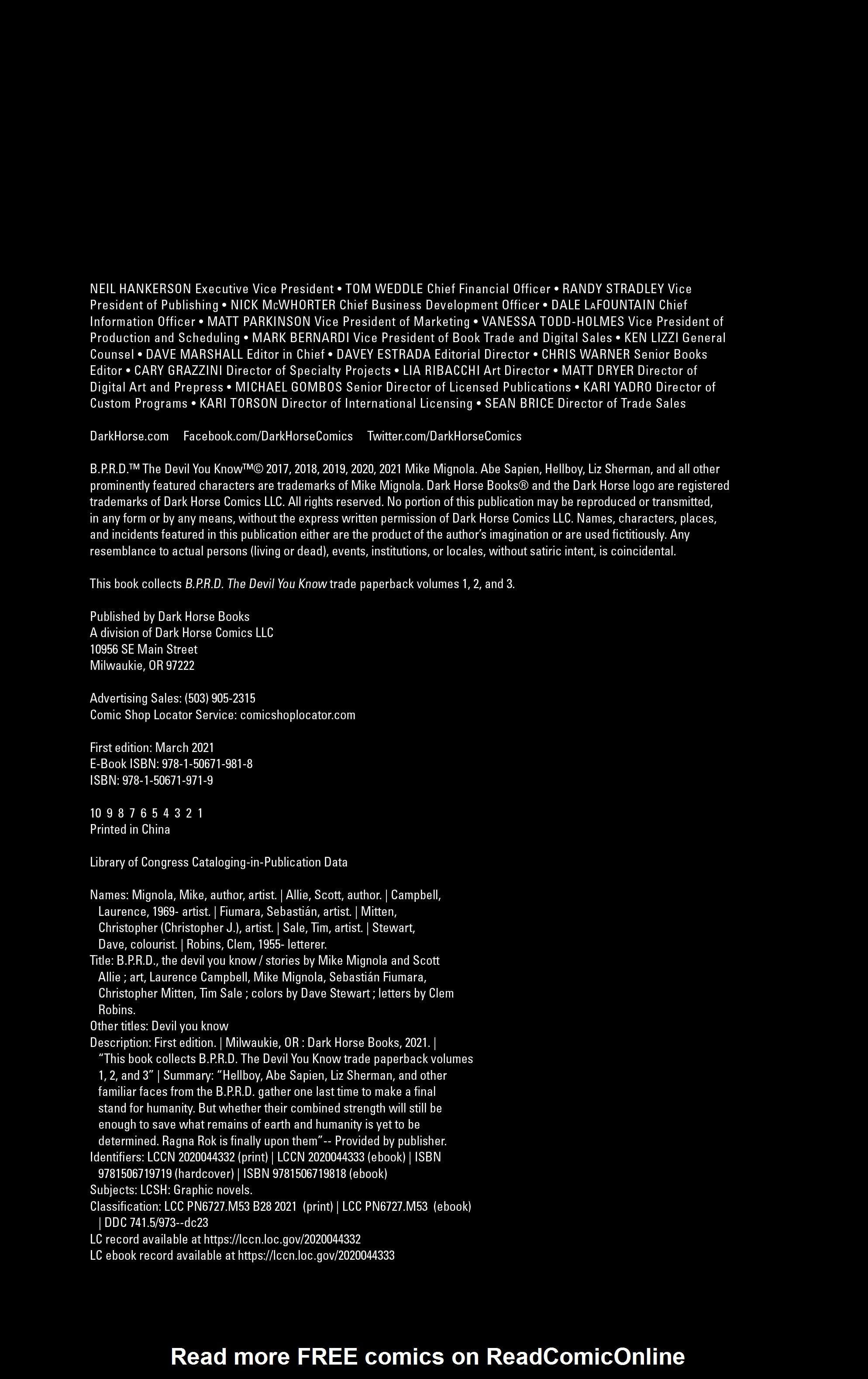 Read online B.P.R.D. The Devil You Know comic -  Issue # _Omnibus (Part 1) - 6