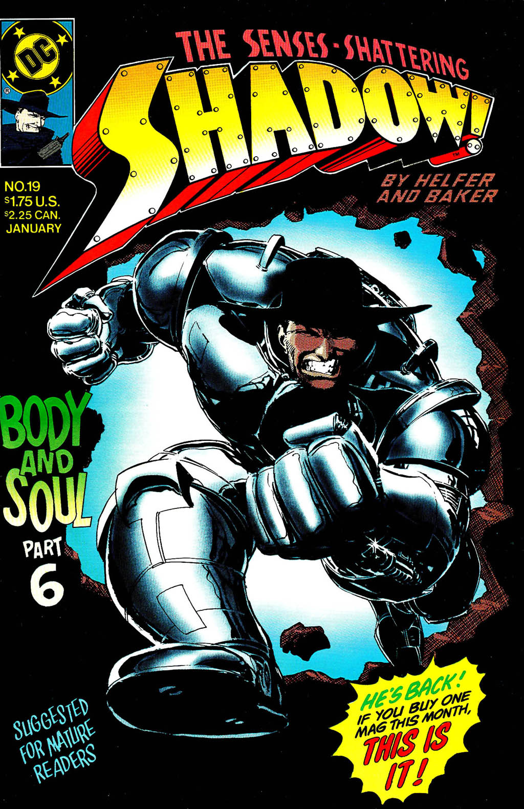 Read online The Shadow (1987) comic -  Issue #19 - 1