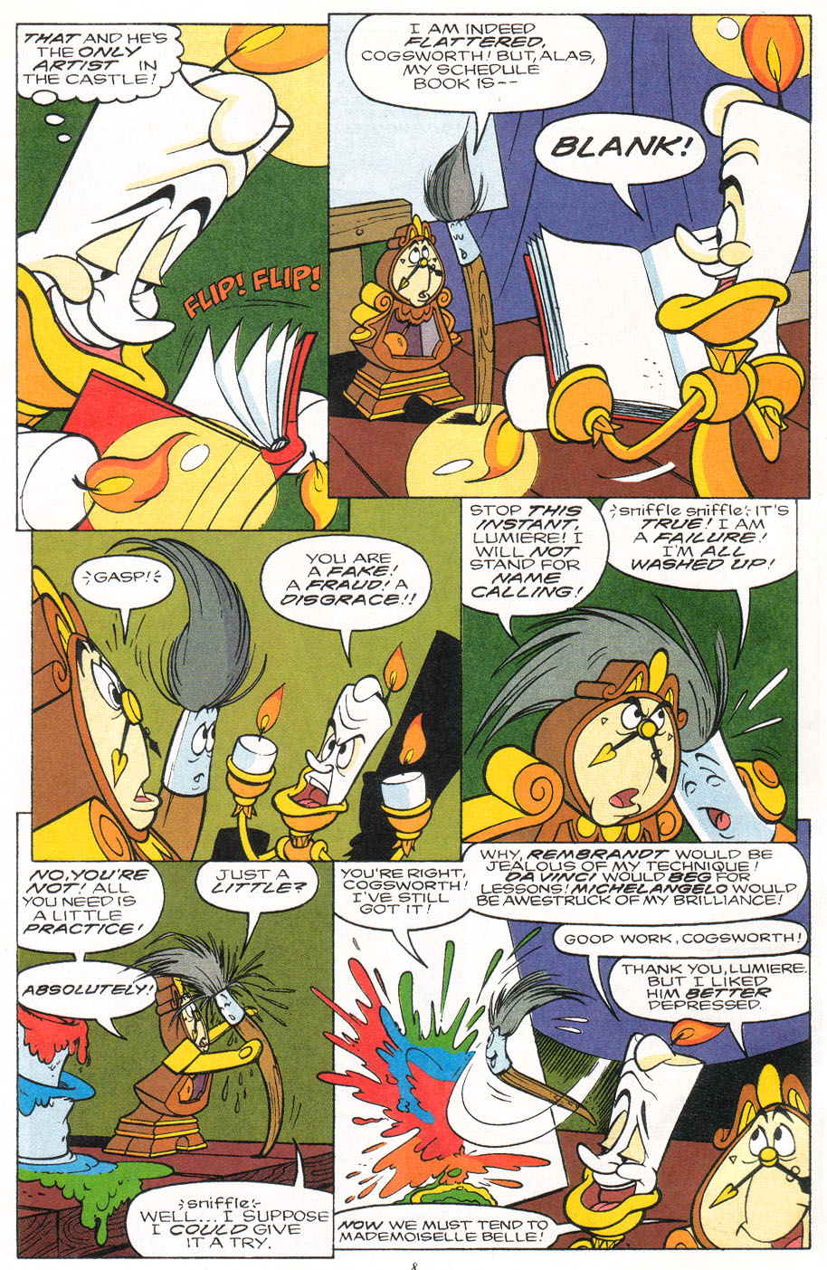 Read online Disney's Beauty and the Beast comic -  Issue #9 - 10