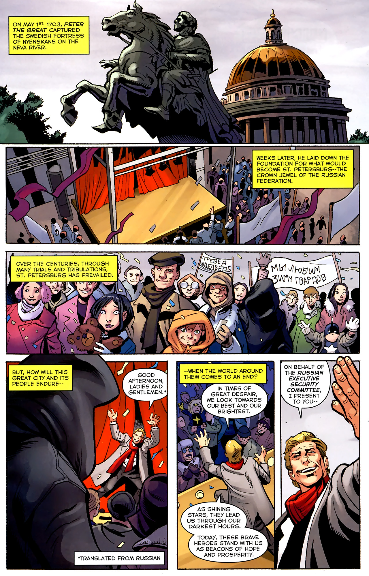 Read online Darkstar & The Winter Guard comic -  Issue #1 - 2