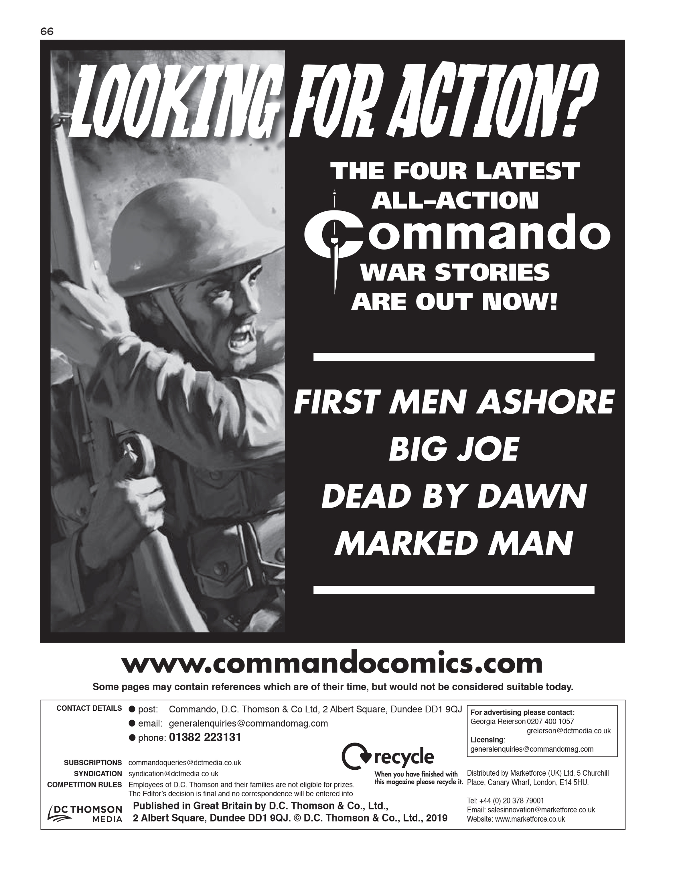 Read online Commando: For Action and Adventure comic -  Issue #5233 - 64