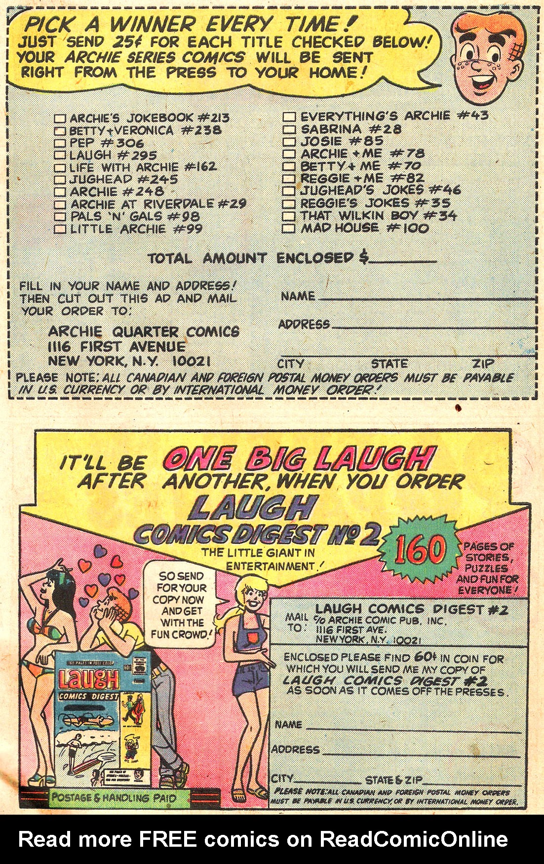 Read online Archie Giant Series Magazine comic -  Issue #236 - 26