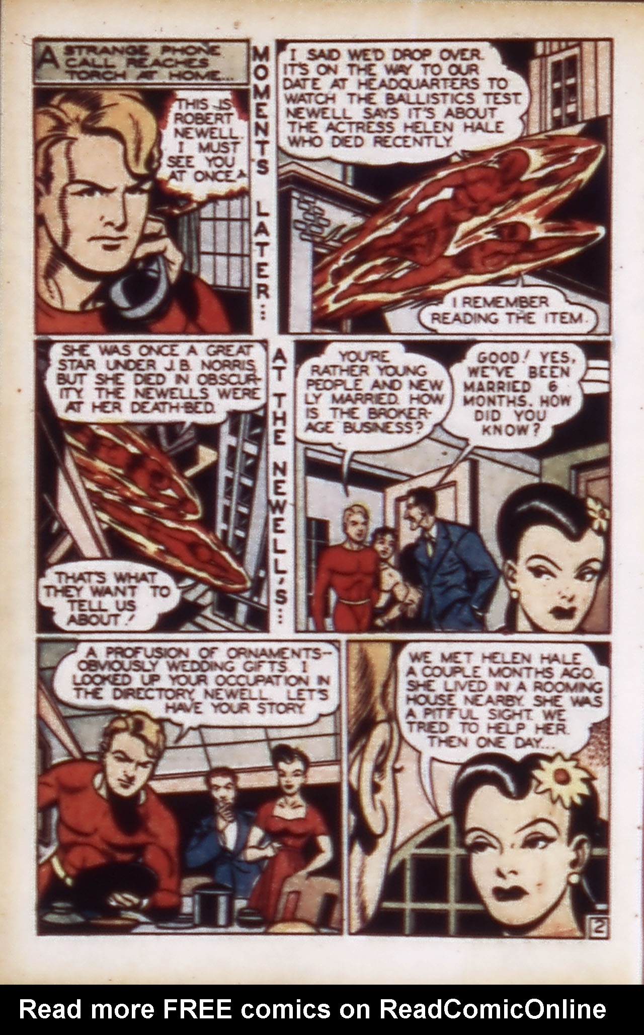 Read online The Human Torch (1940) comic -  Issue #26 - 4