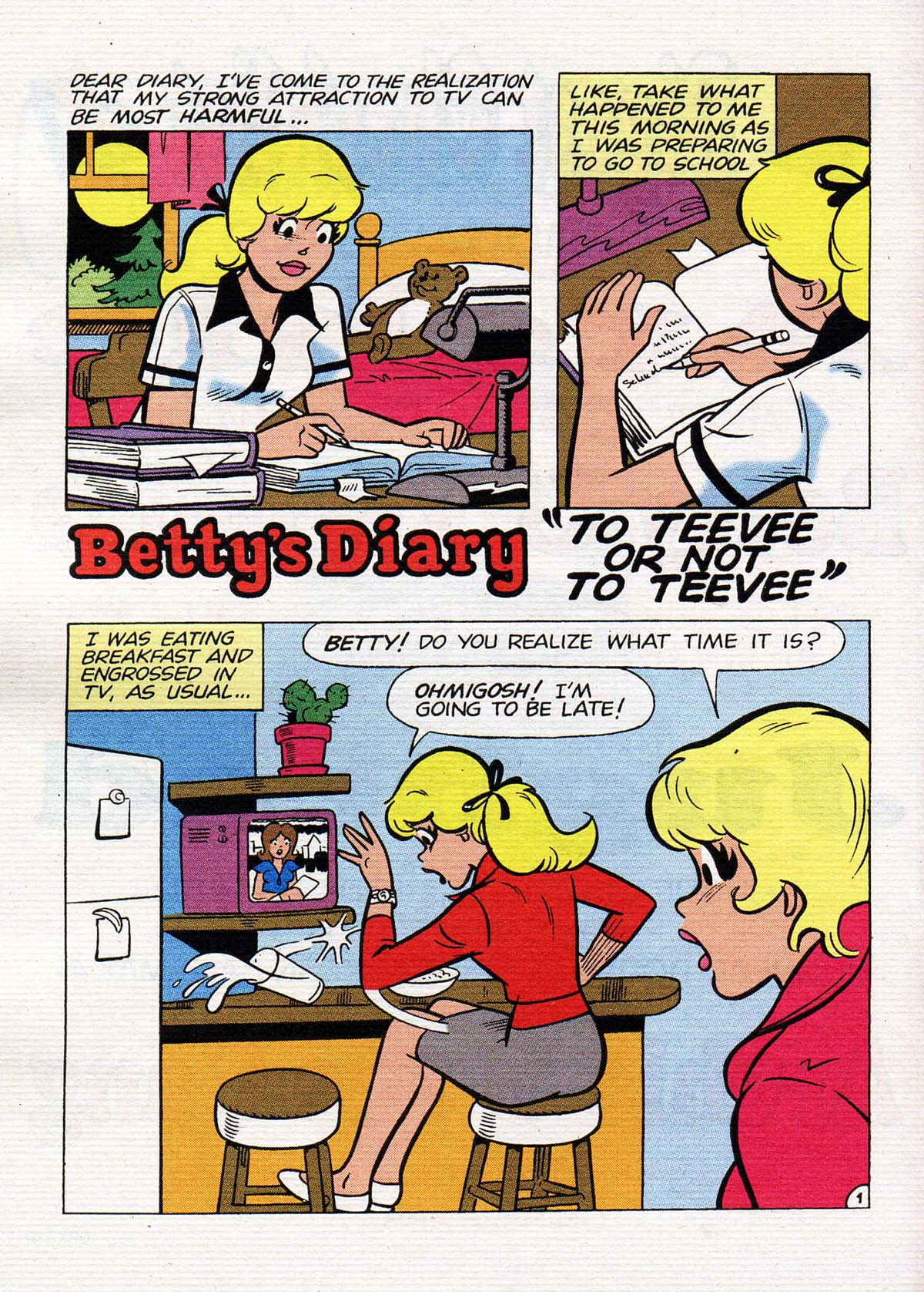 Read online Betty and Veronica Digest Magazine comic -  Issue #124 - 135
