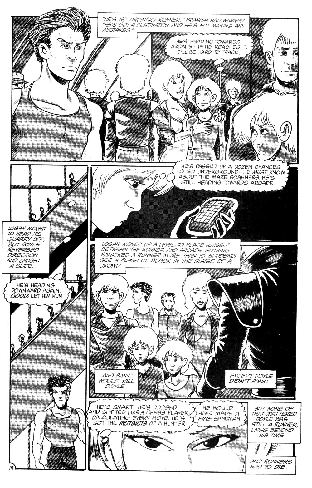 Read online Logan's Run (1990) comic -  Issue #1 - 20