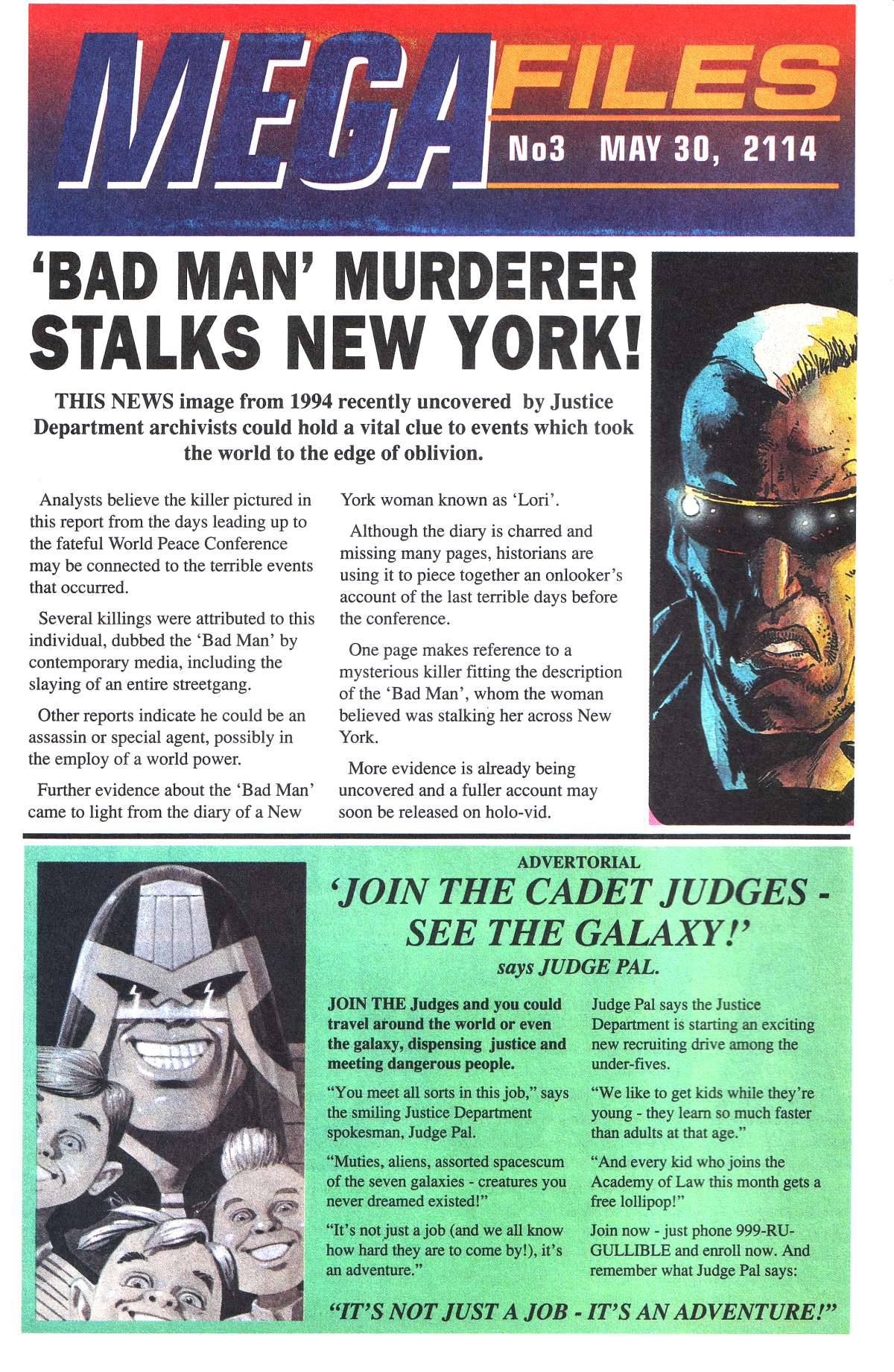 Read online Judge Dredd: The Megazine (vol. 2) comic -  Issue #3 - 20