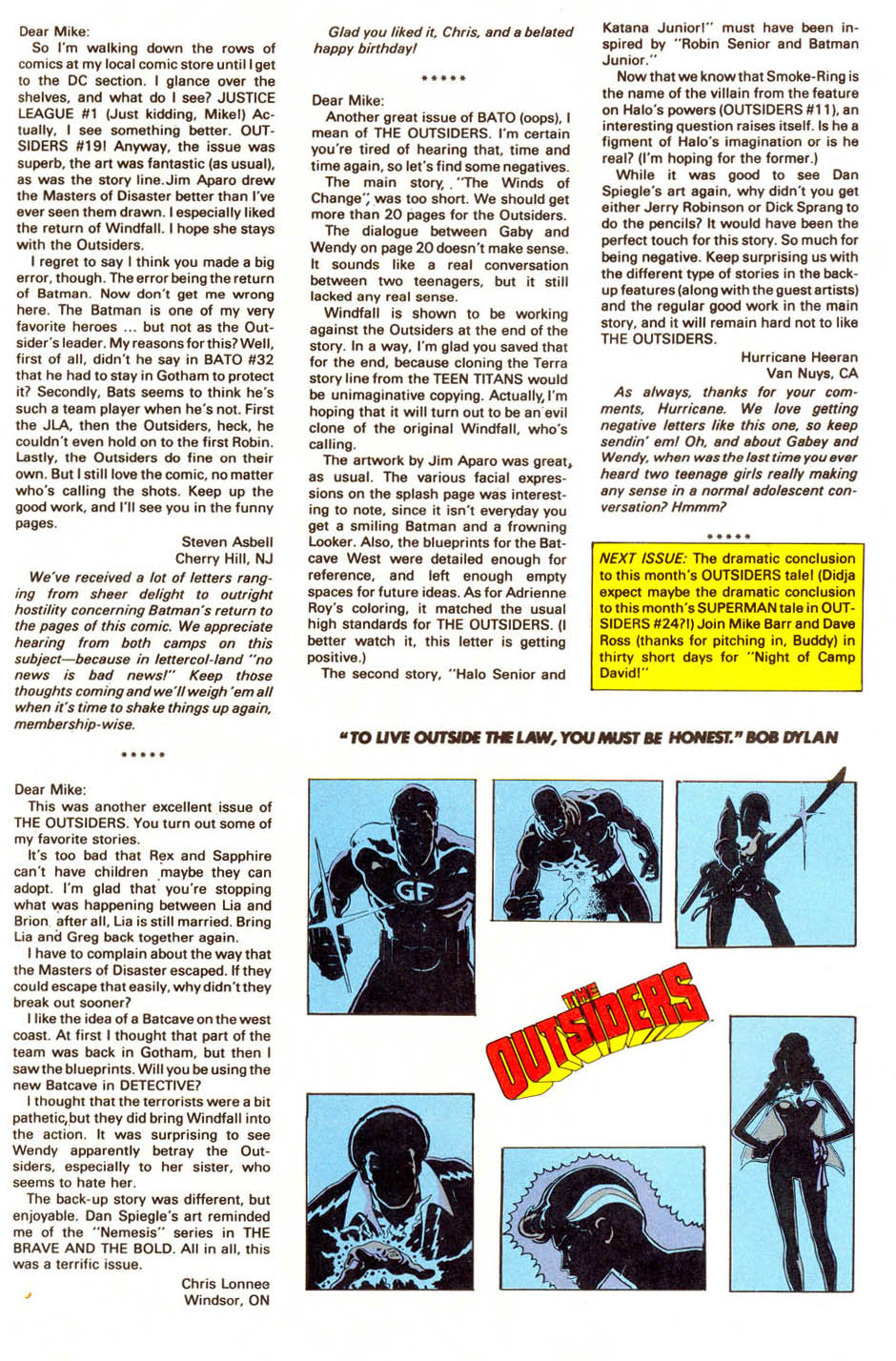 Read online The Outsiders (1985) comic -  Issue #23 - 30