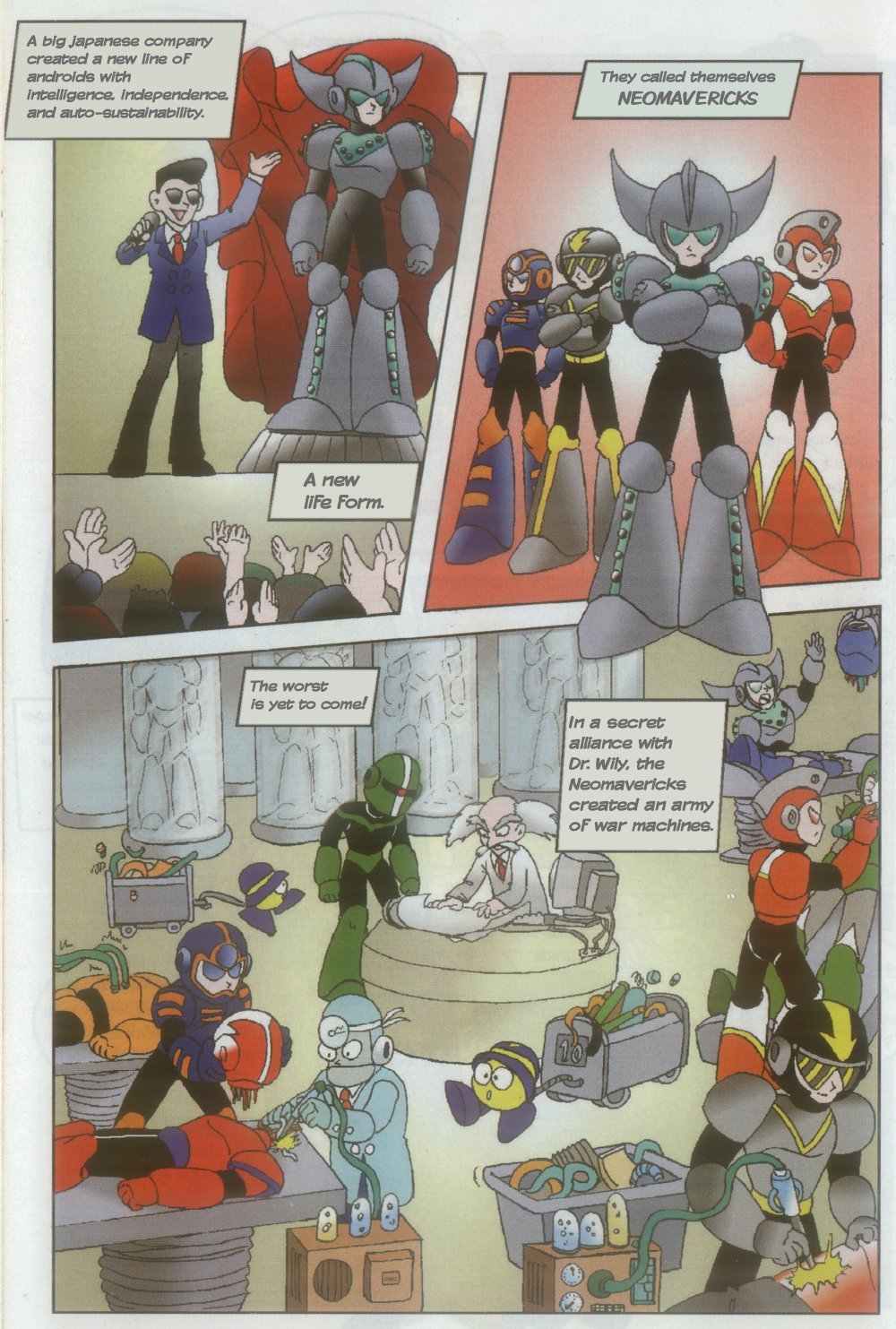 Read online Novas Aventuras de Megaman comic -  Issue #1 - 16