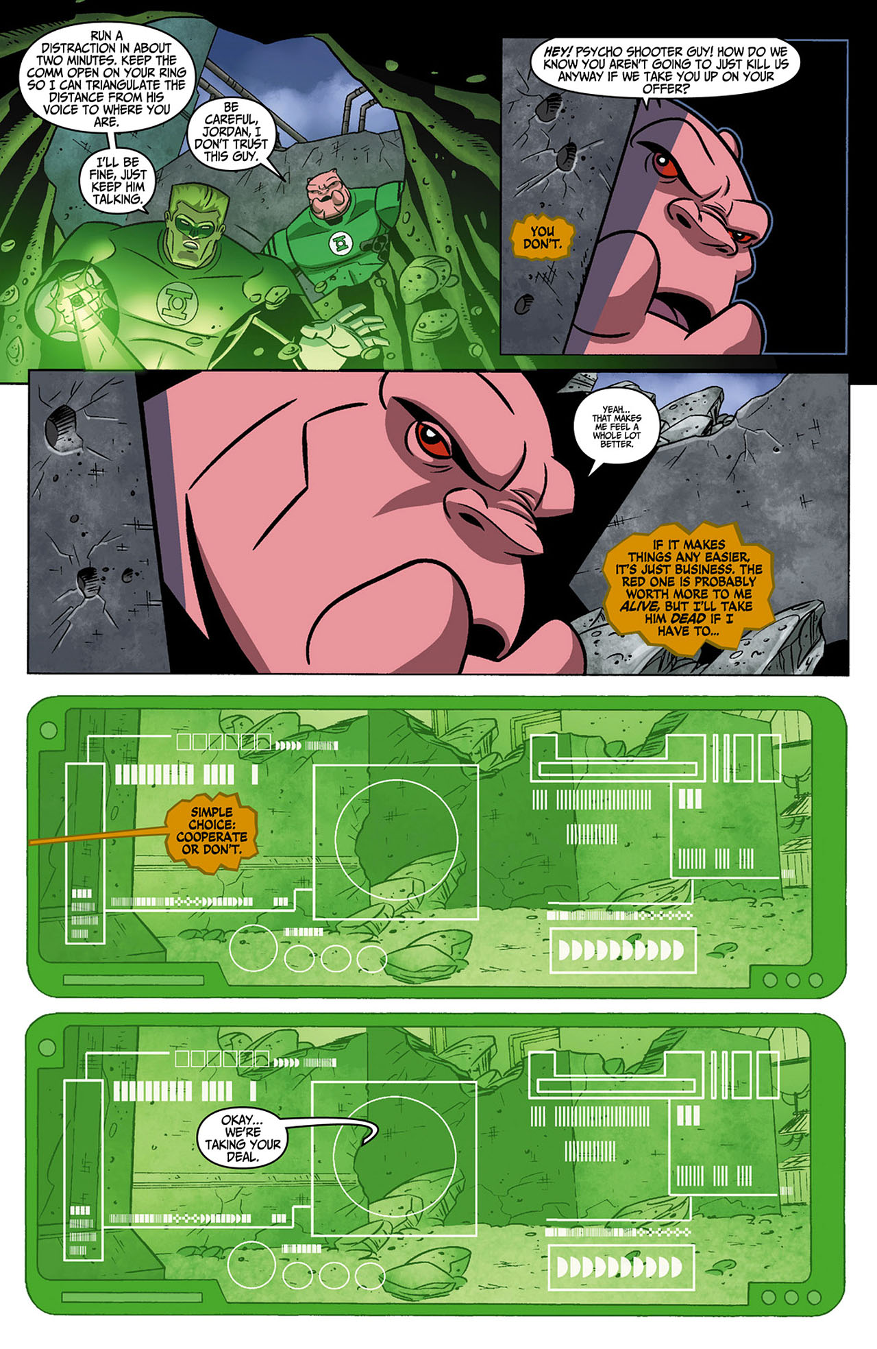 Read online Green Lantern: The Animated Series comic -  Issue #3 - 12