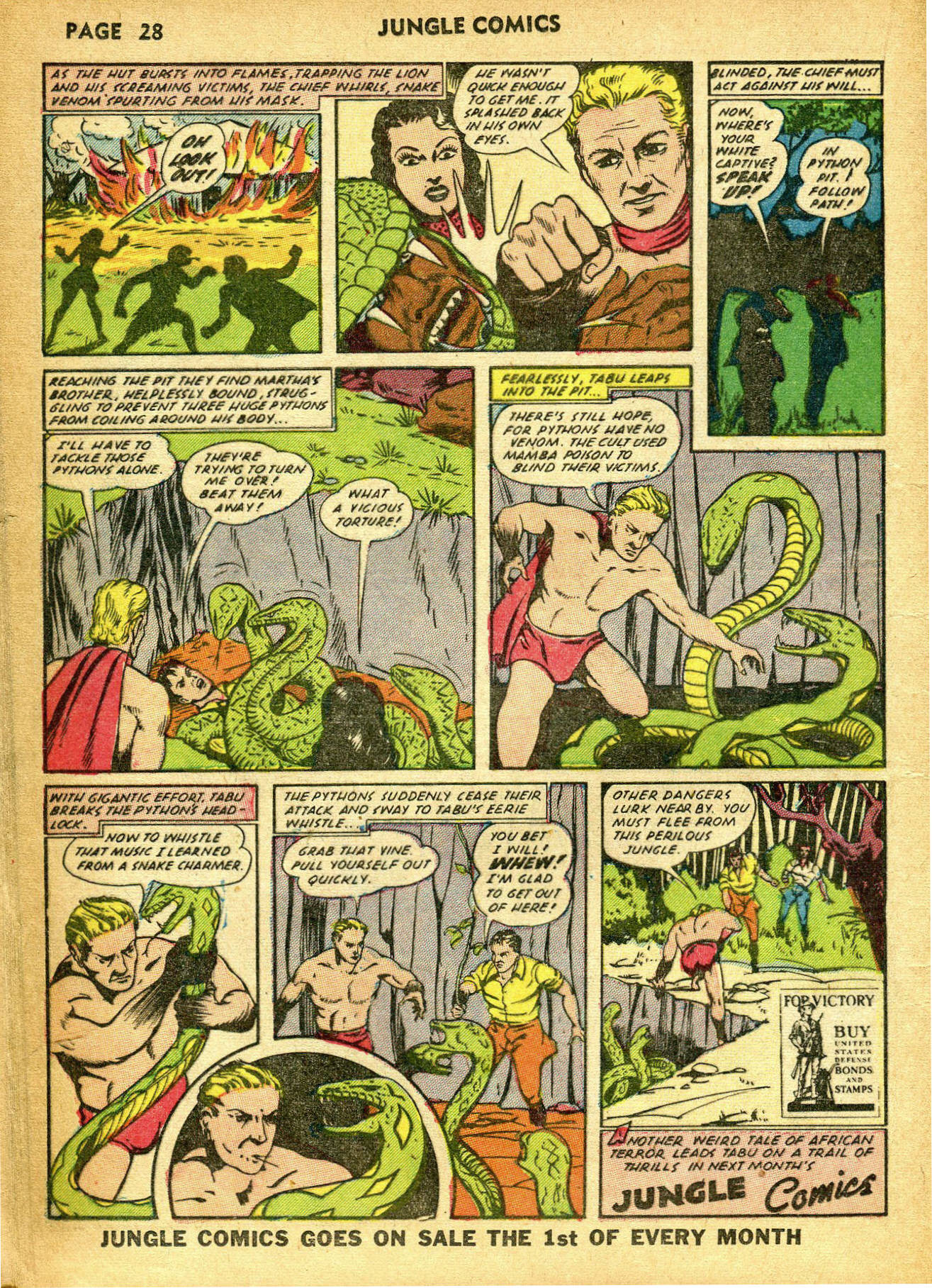 Read online Jungle Comics comic -  Issue #32 - 31