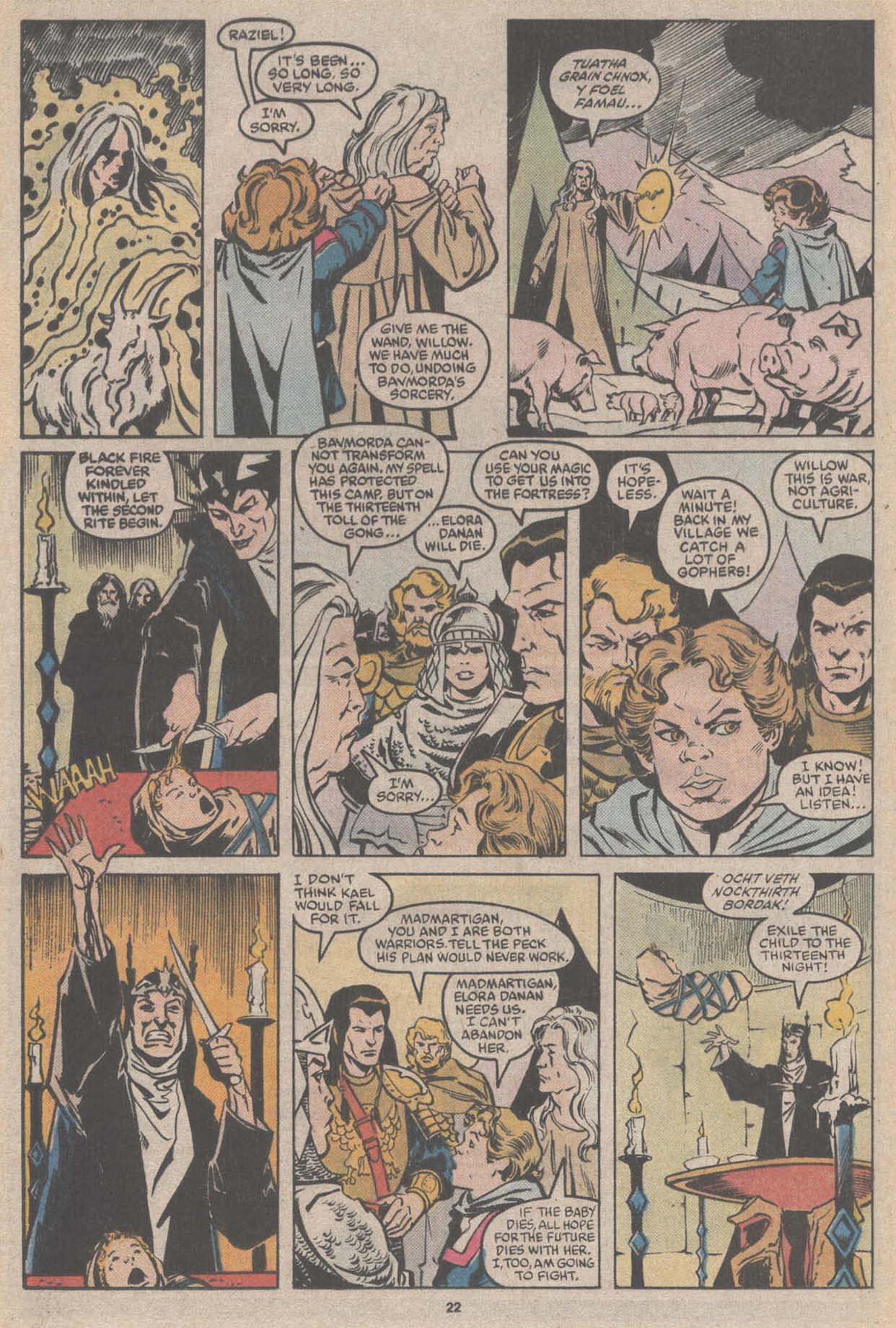Read online Willow (1988) comic -  Issue #3 - 23
