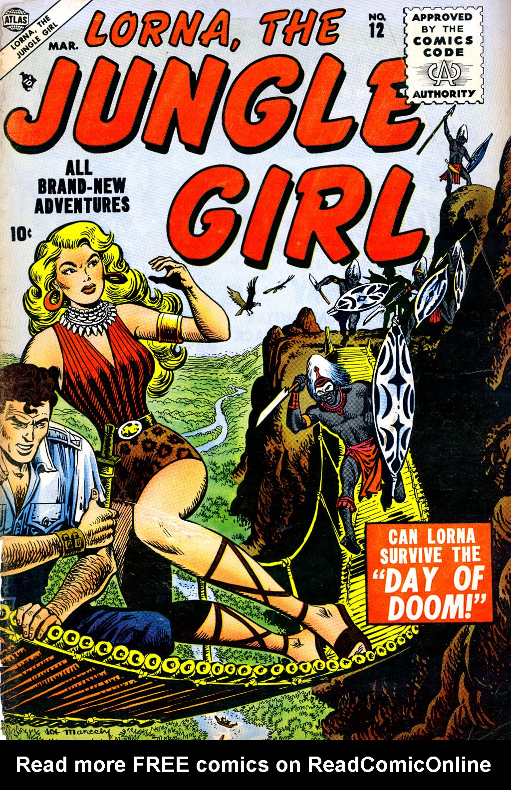 Read online Lorna, The Jungle Girl comic -  Issue #12 - 1