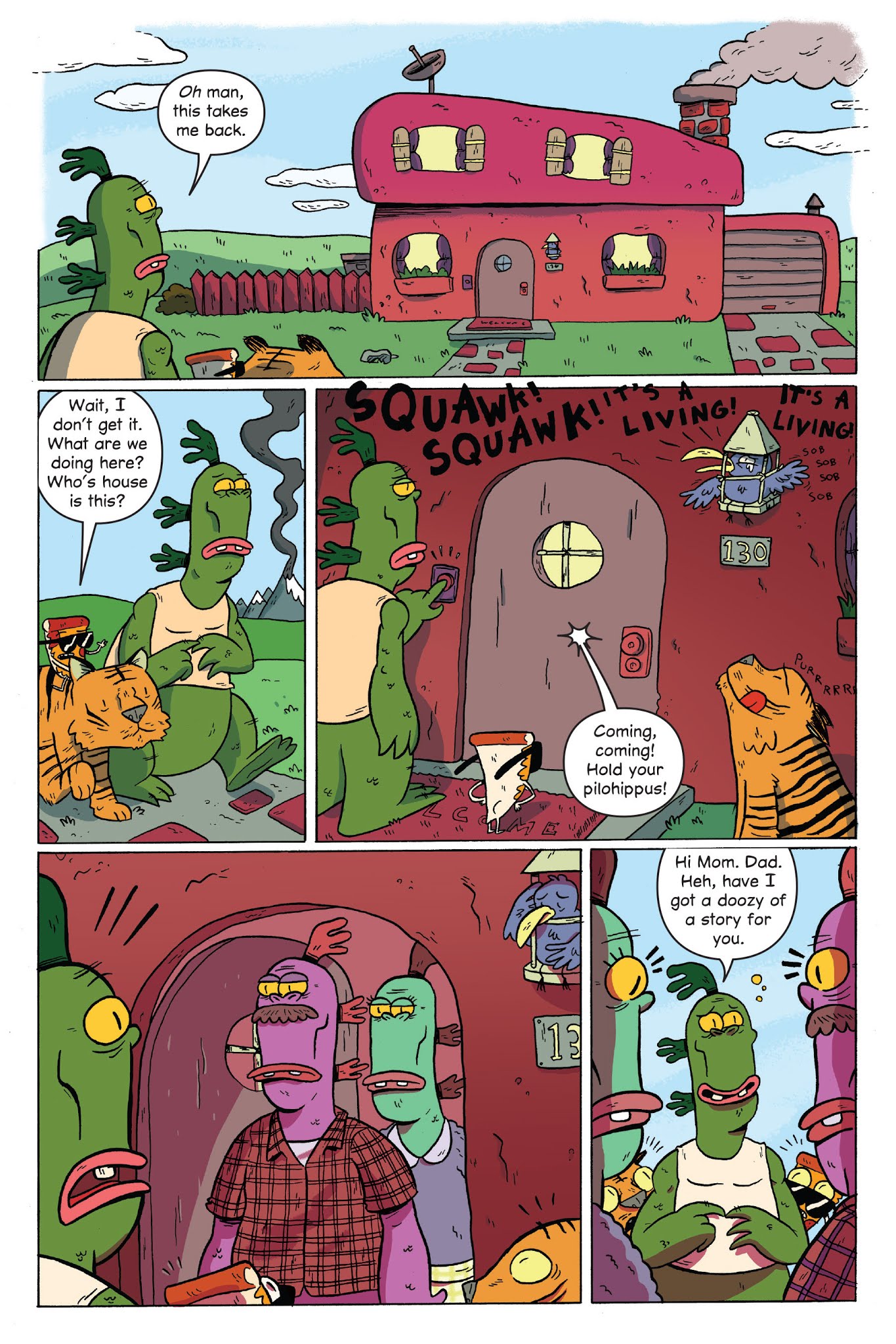 Read online Uncle Grandpa and the Time Casserole comic -  Issue # TPB - 101