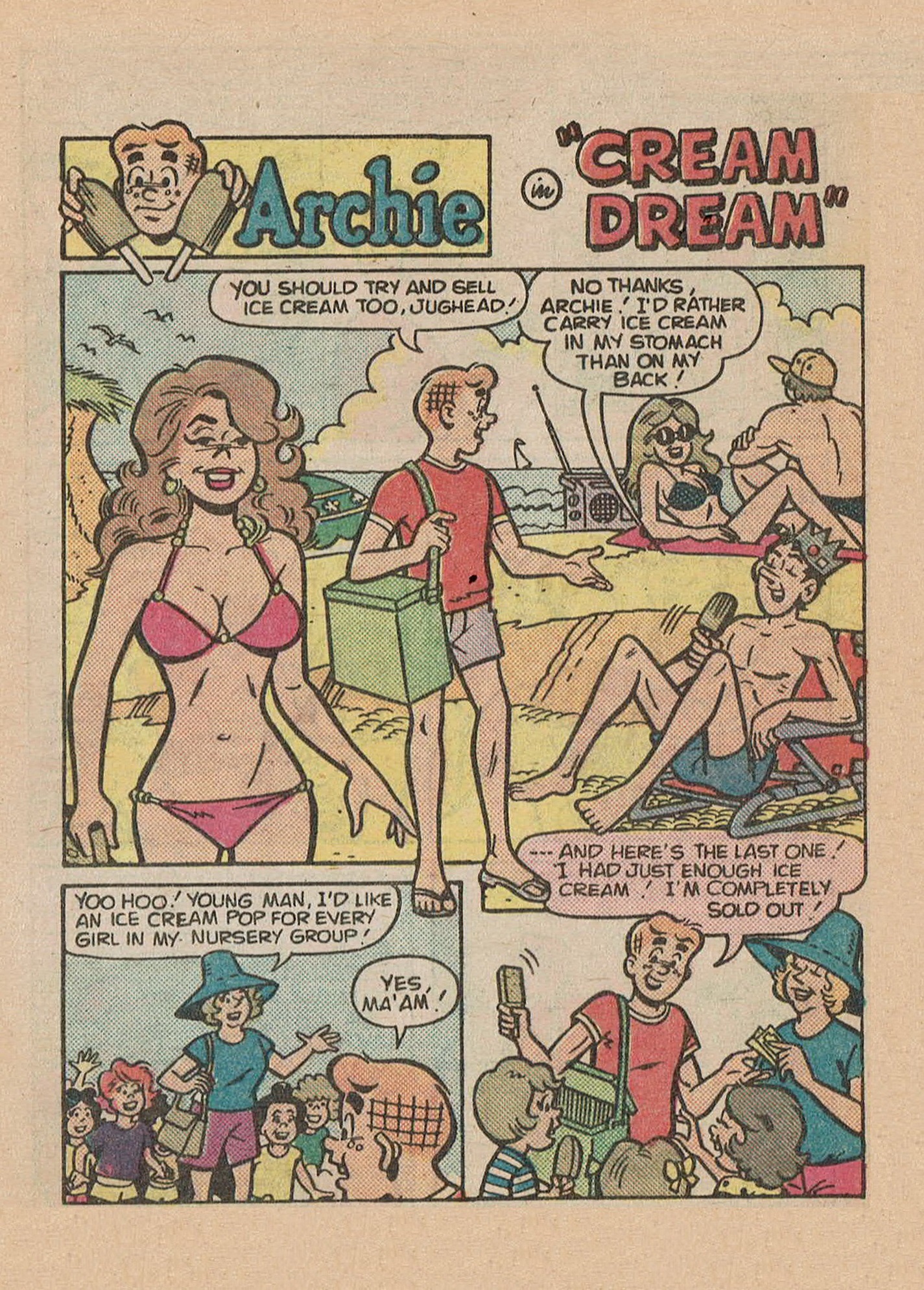 Read online Jughead Jones Comics Digest comic -  Issue #46 - 109