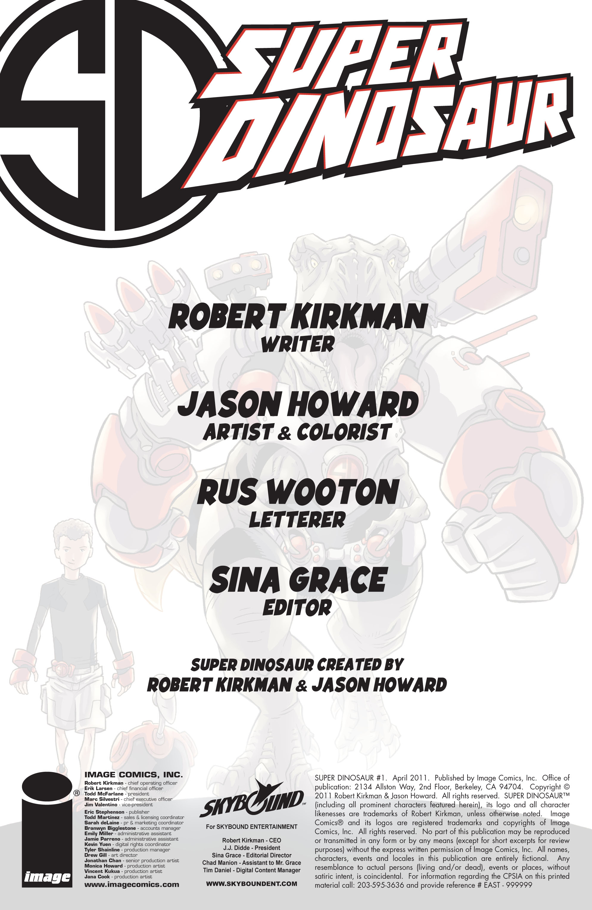 Read online Super Dinosaur (2011) comic -  Issue #1 - 2