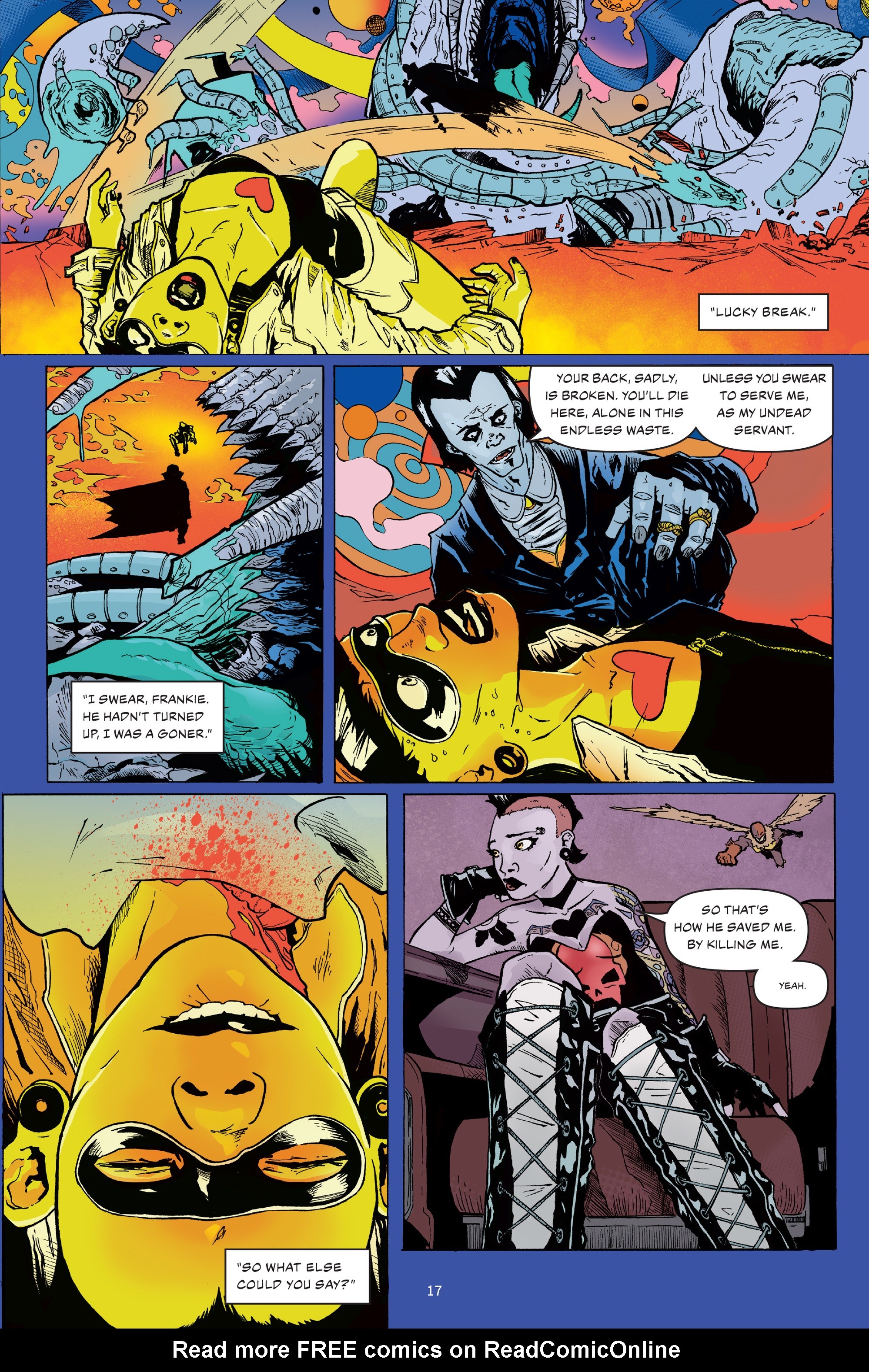 Read online Unmasked: Caddy Full of Blood comic -  Issue # Full - 19