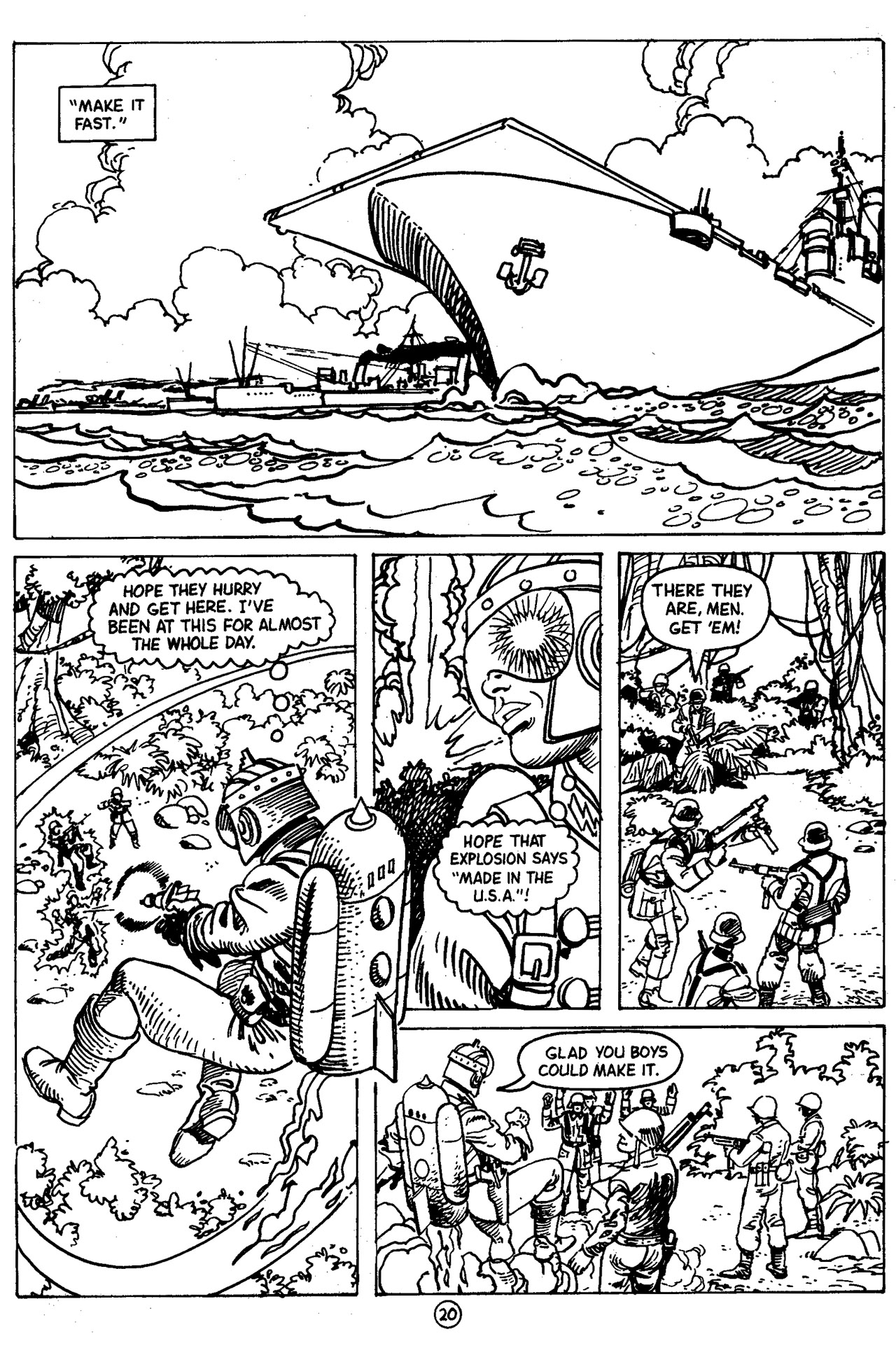 Read online Rocket Ranger comic -  Issue #4 - 22