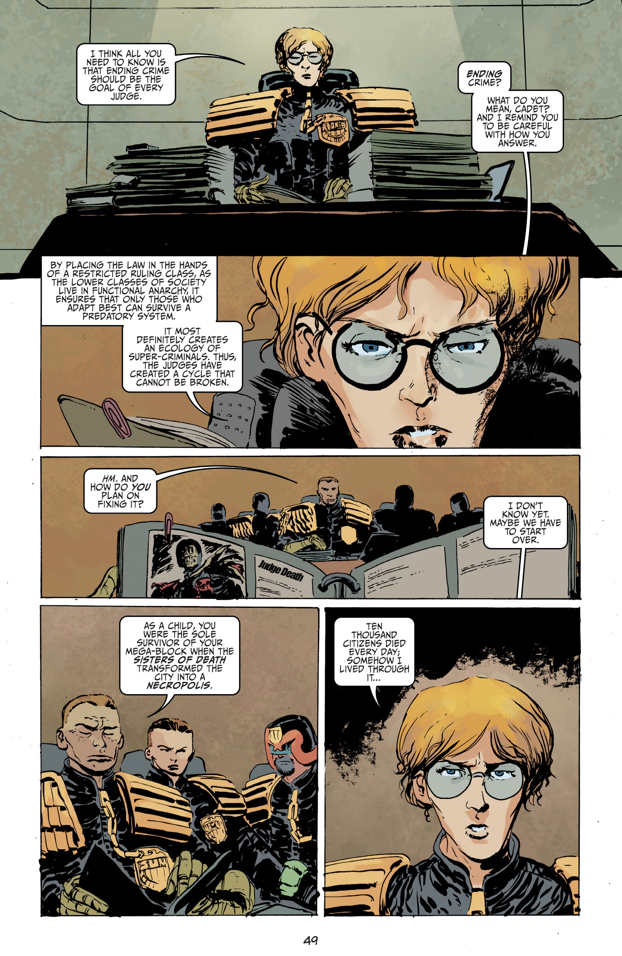 Read online Judge Dredd: Mega-City Zero comic -  Issue # TPB 3 - 48