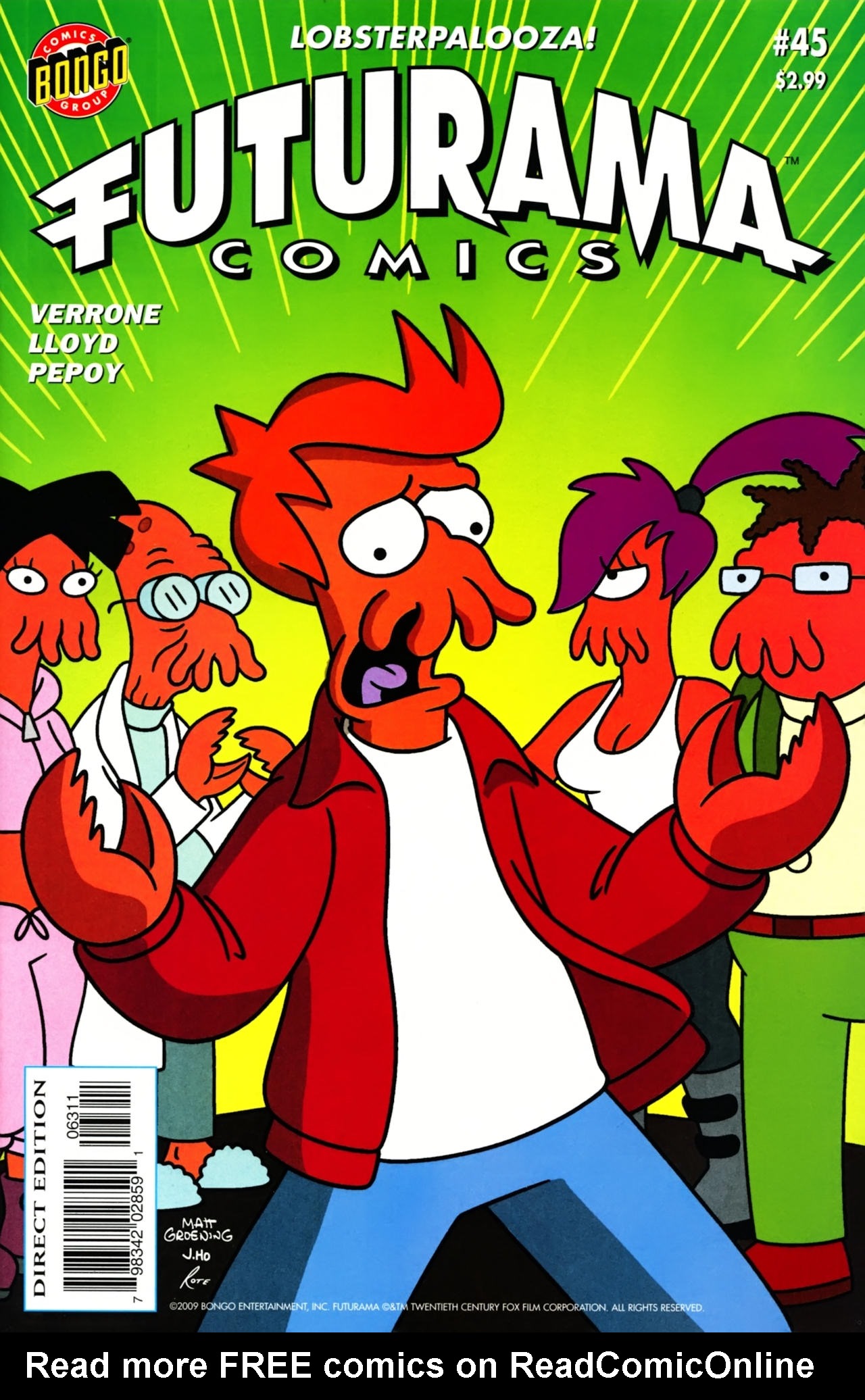 Read online Futurama Comics comic -  Issue #45 - 1