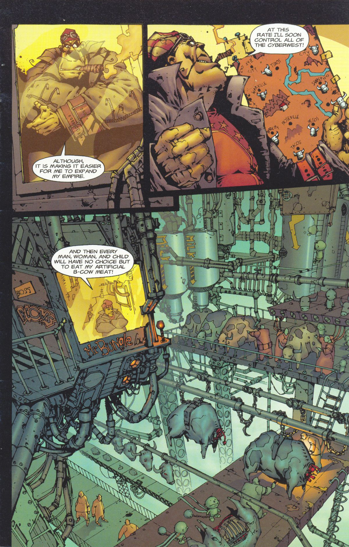 Read online Dead or Alive -- A Cyberpunk Western comic -  Issue #1 - 7