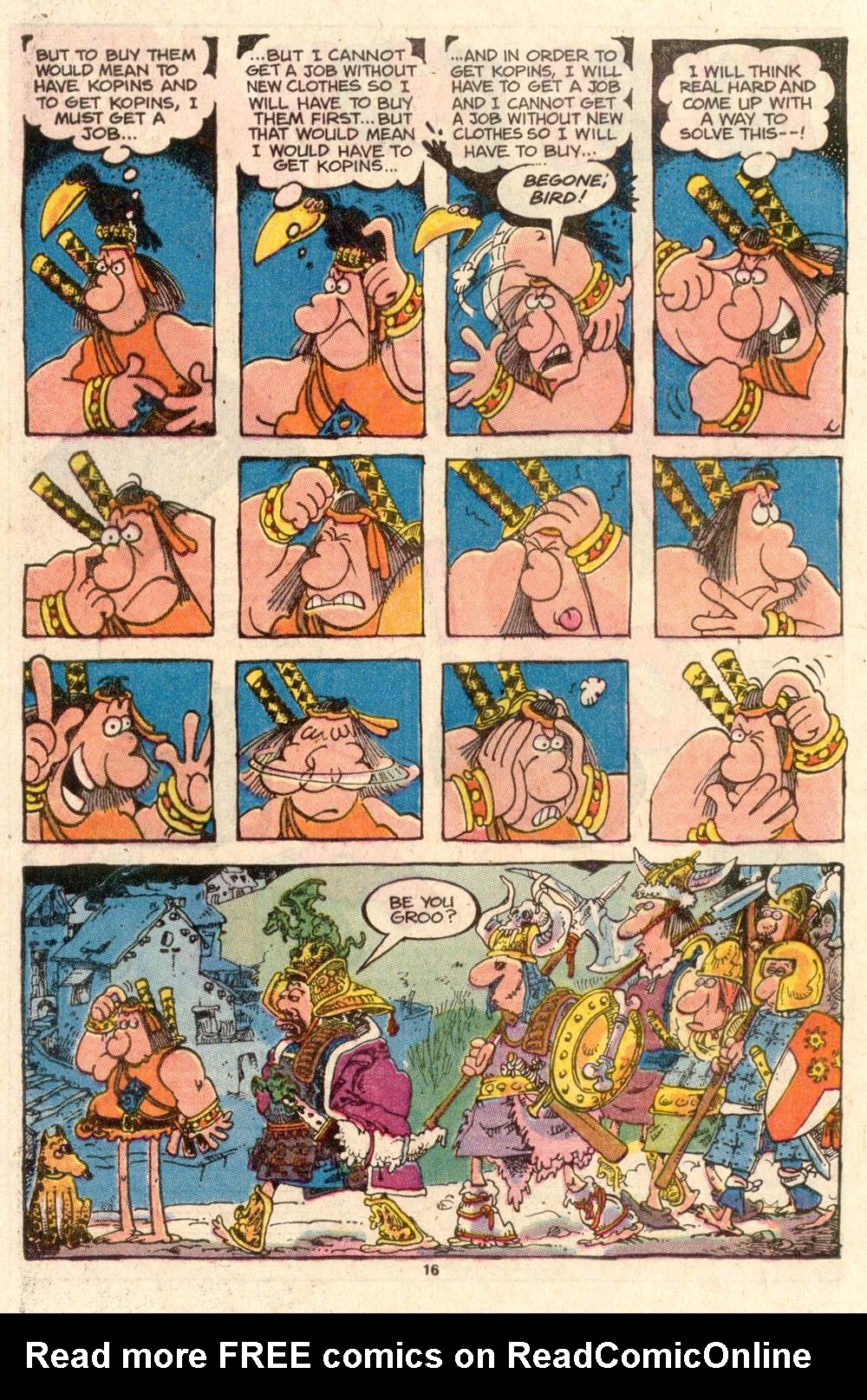 Read online Sergio Aragonés Groo the Wanderer comic -  Issue #46 - 16