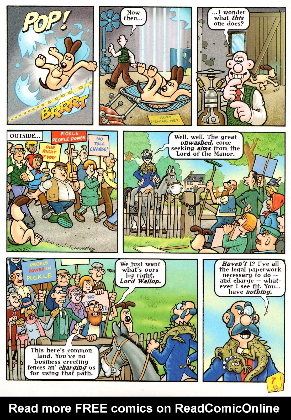 Wallace & Gromit Comic issue 11 - Page 7