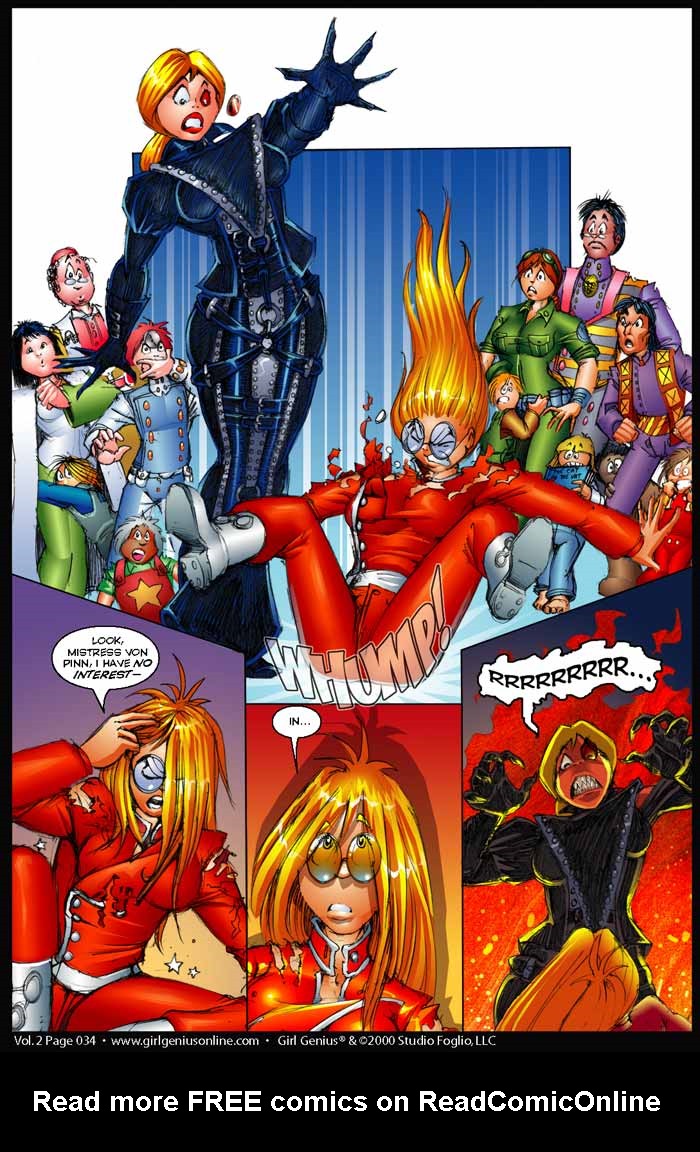 Read online Girl Genius (2002) comic -  Issue #2 - 34
