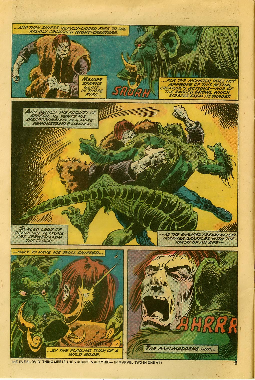 Read online Frankenstein (1973) comic -  Issue #14 - 5