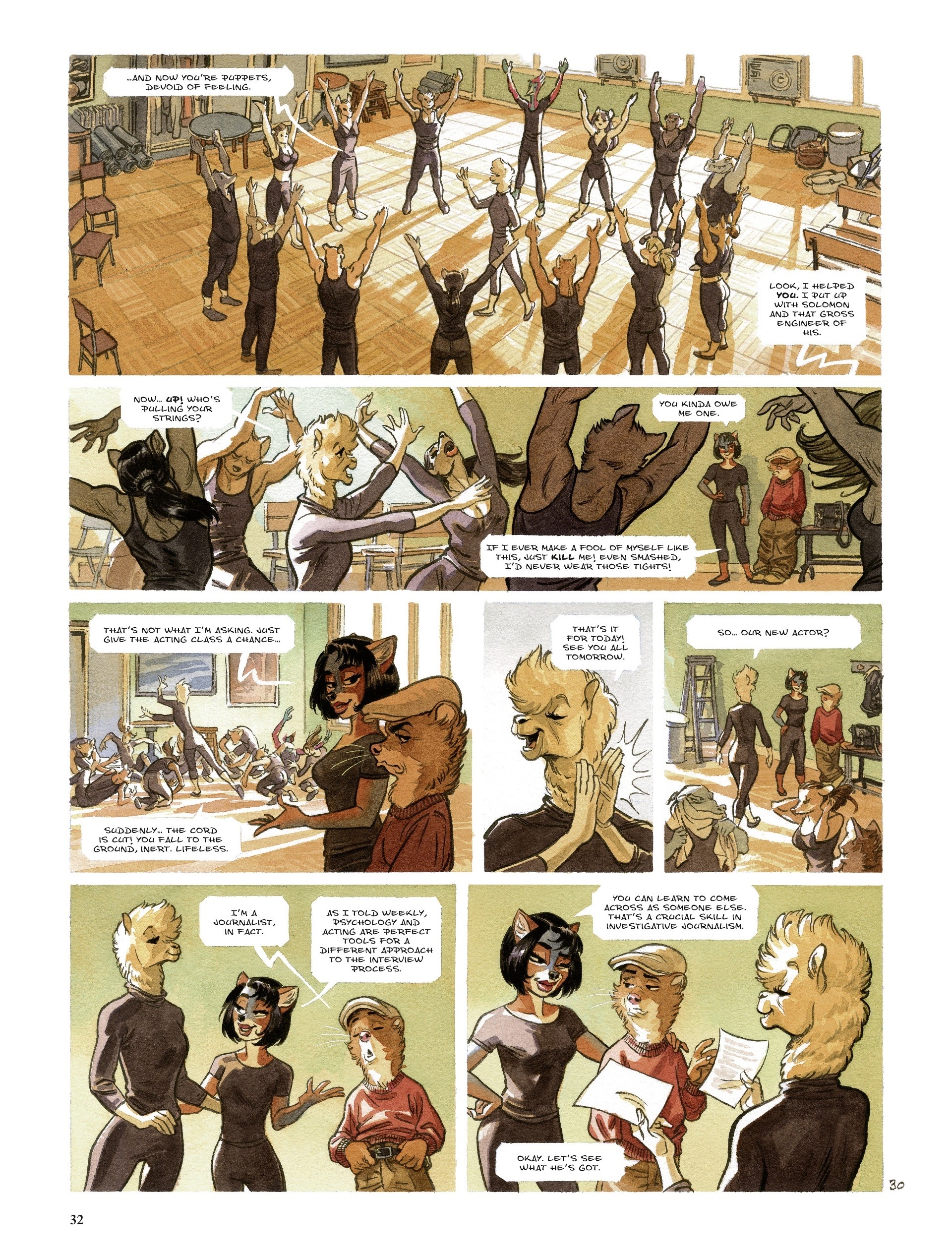 Read online Blacksad: They All Fall Down comic -  Issue #1 - 32